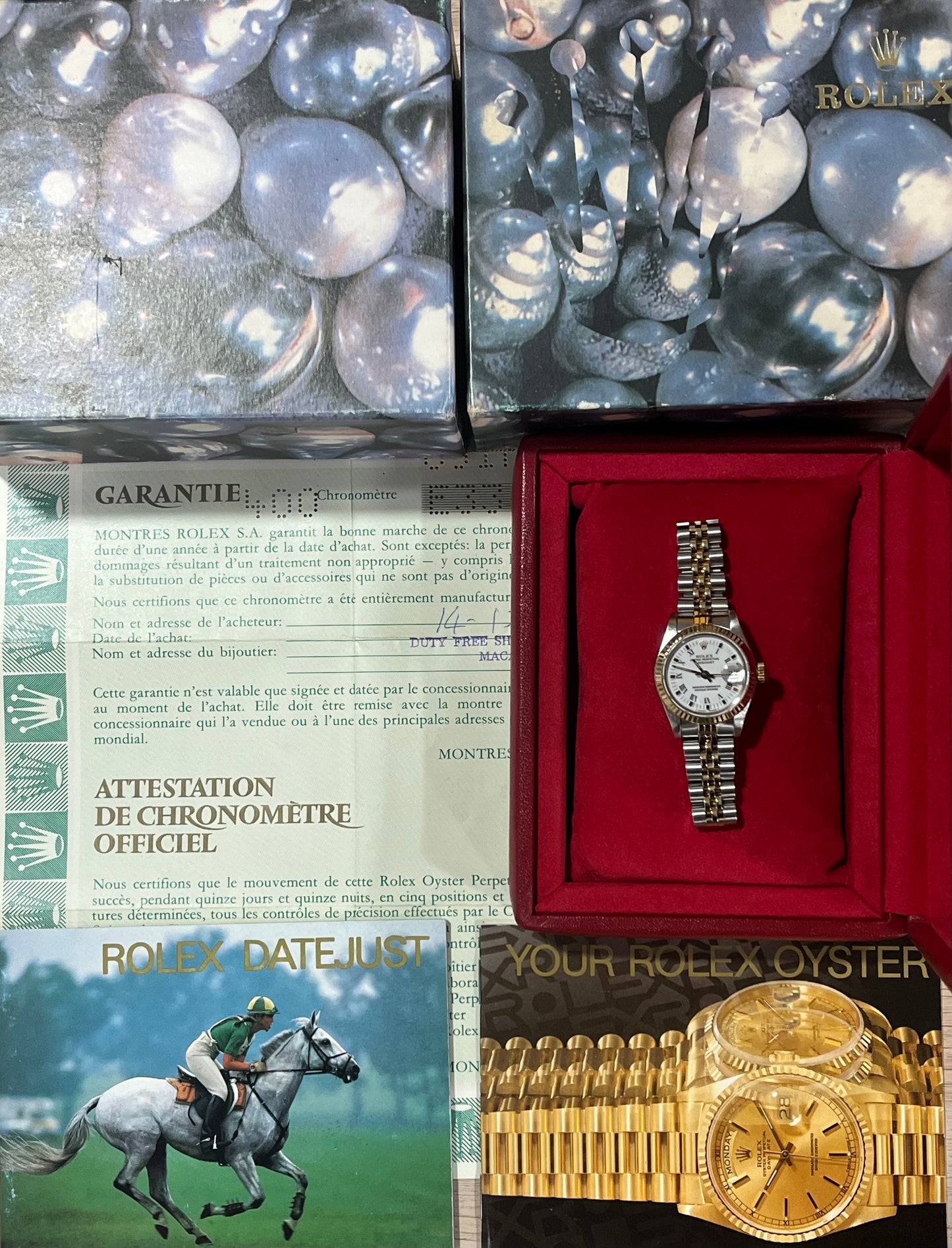 Rolex Ladies Datejust 26mm Ref.69173 Box & Papers