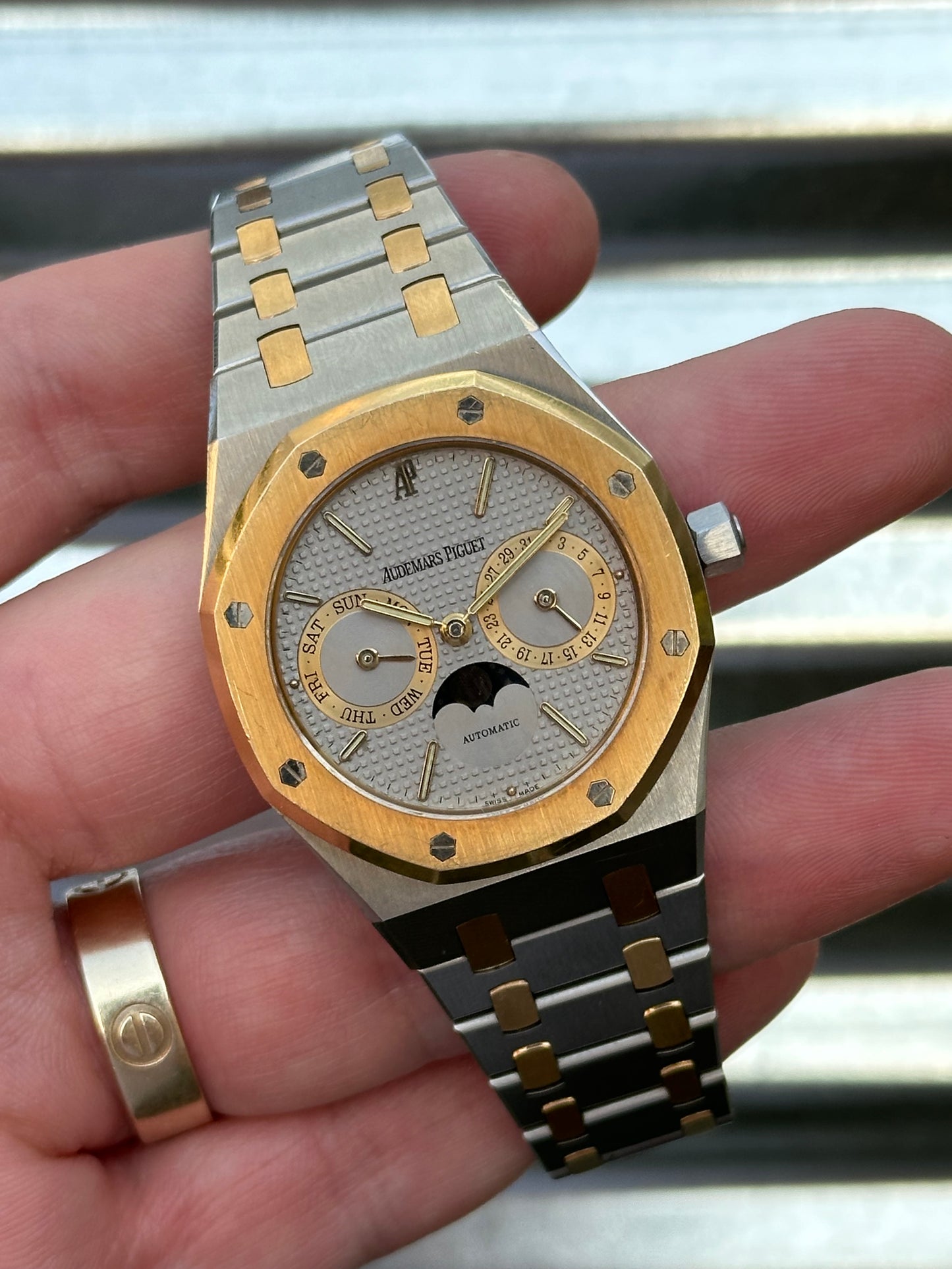 Audemars Piguet Royal Oak Day-Date Moonphase “Owl” 36mm Ref.25594SA Box/Papers