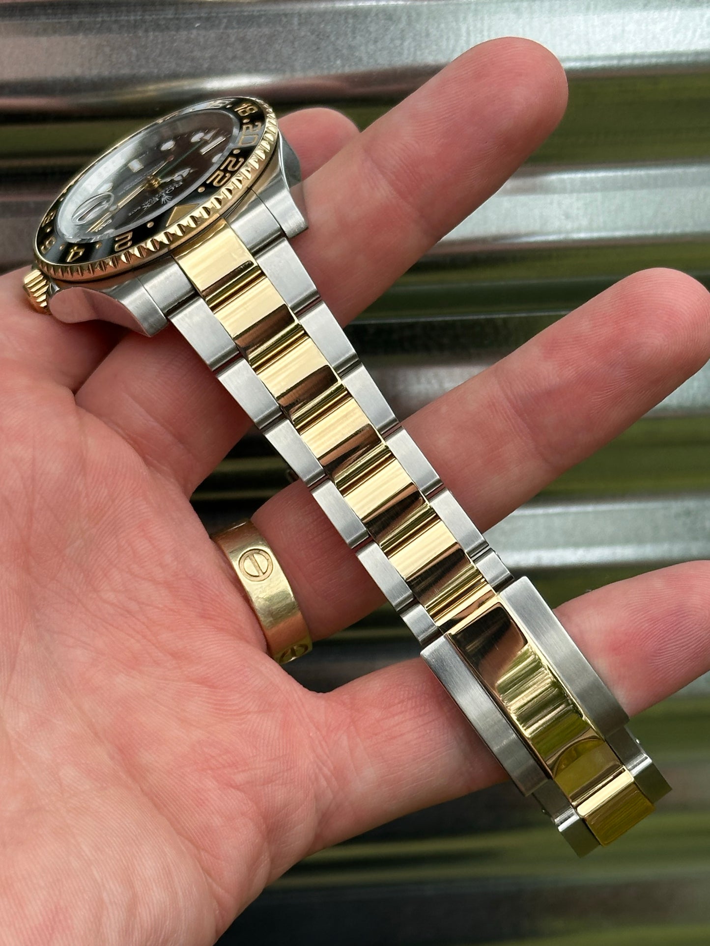 Rolex GMT Master II 40mm Ref.116713LN Watch & Card