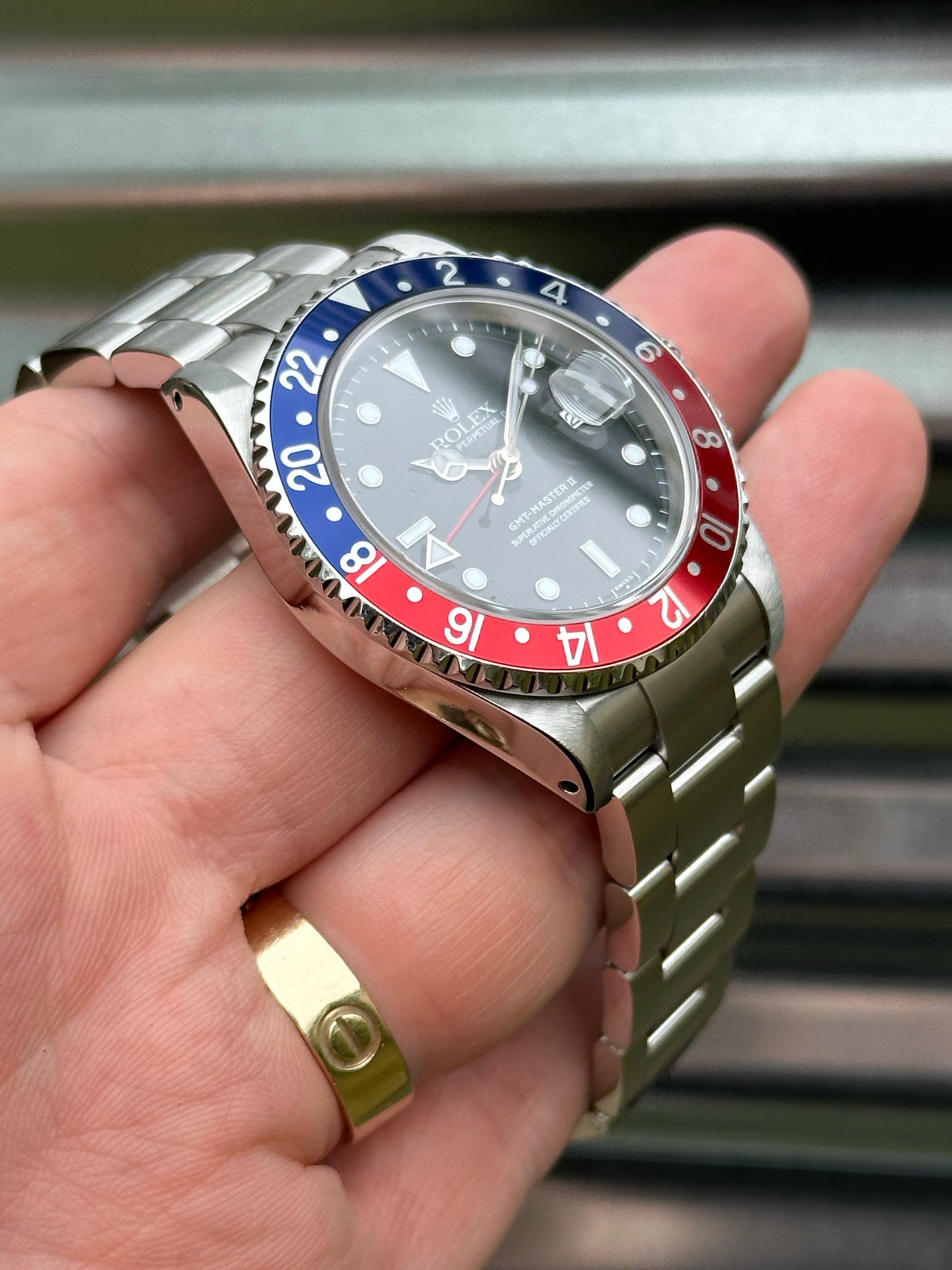 Rolex GMT Master II “Pepsi” 40mm Ref.16710 Box & Paper
