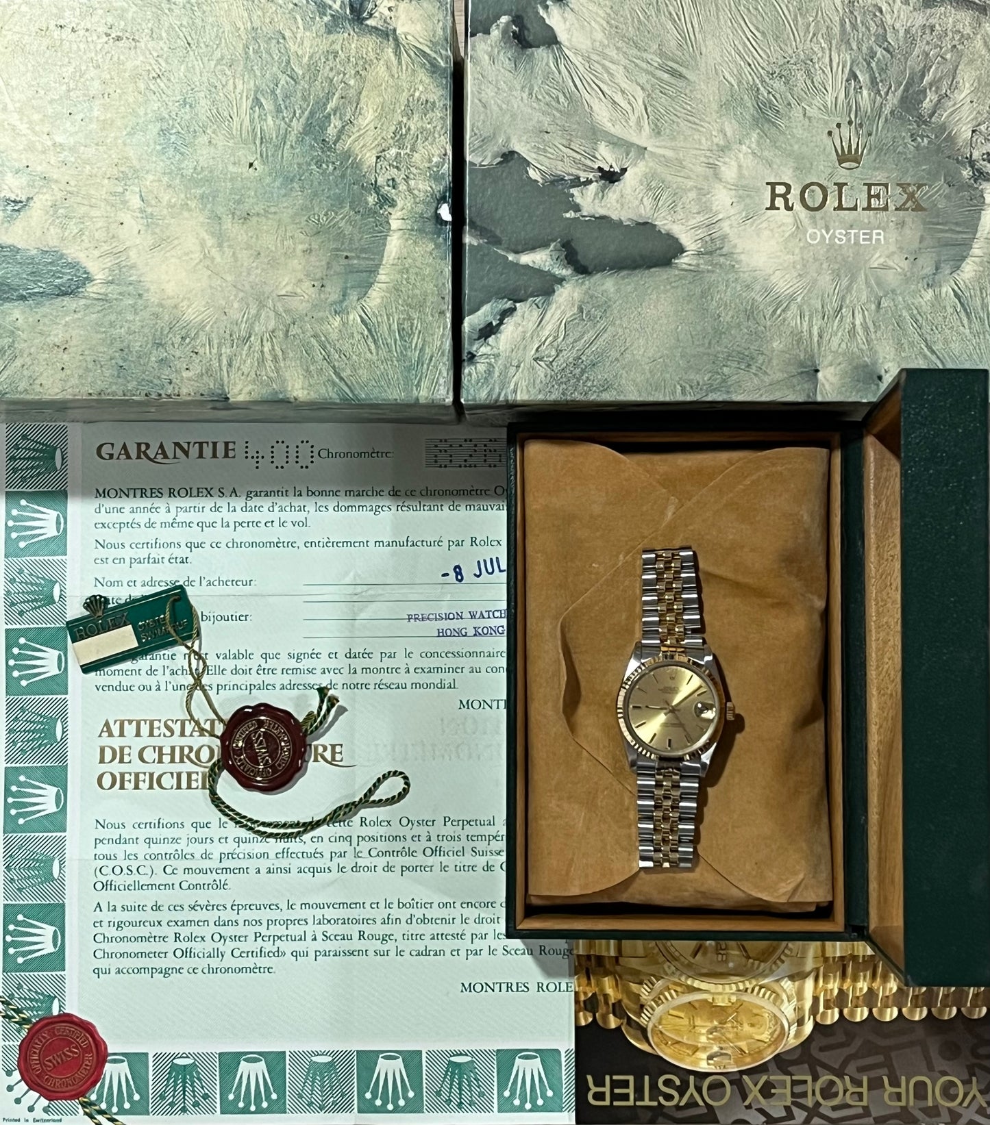 Rolex Ladies Datejust 31mm Ref.68273 Box & Papers