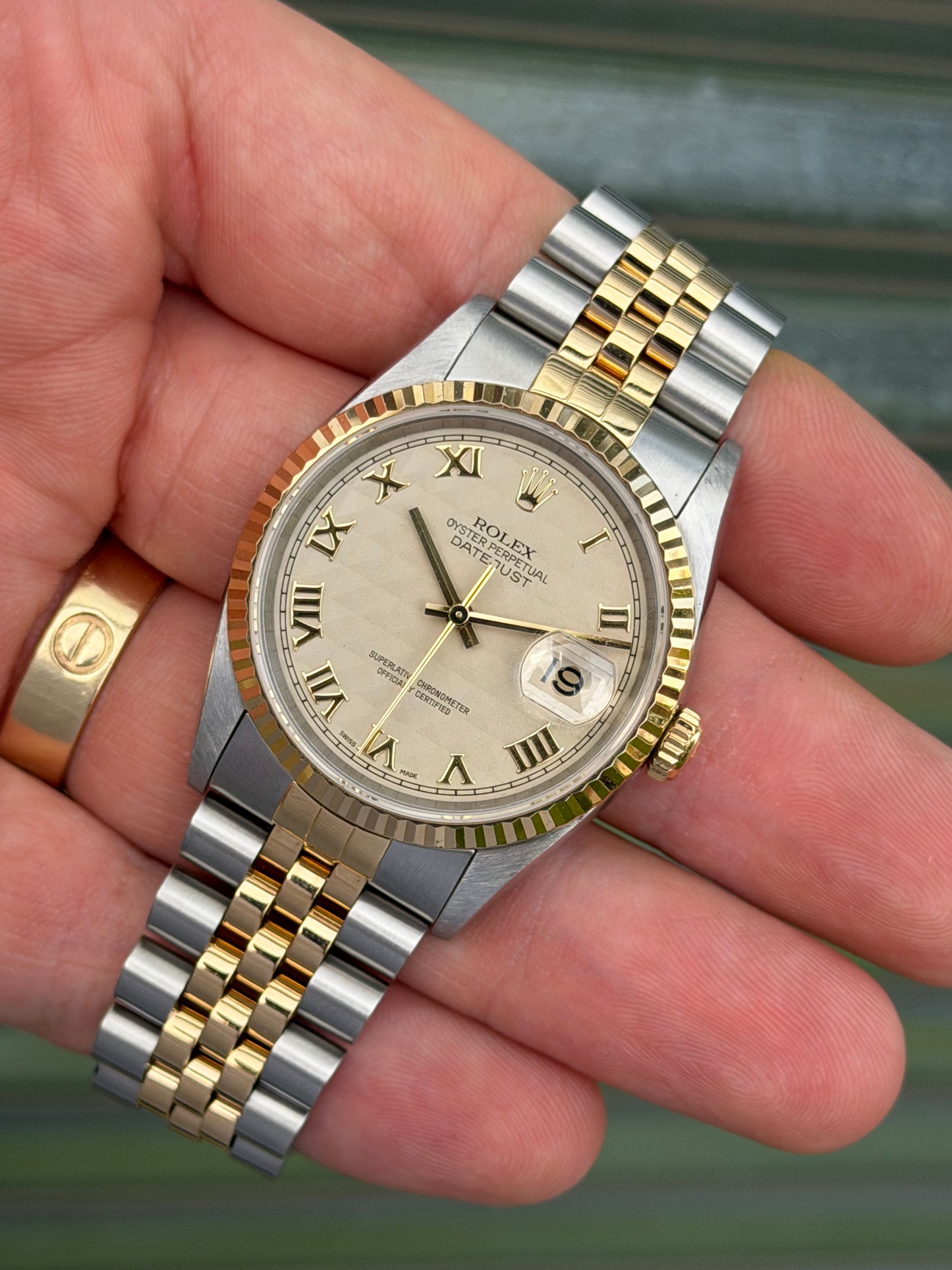 Rolex Datejust Pyramid Dial 36mm Ref.16233 Watch Only