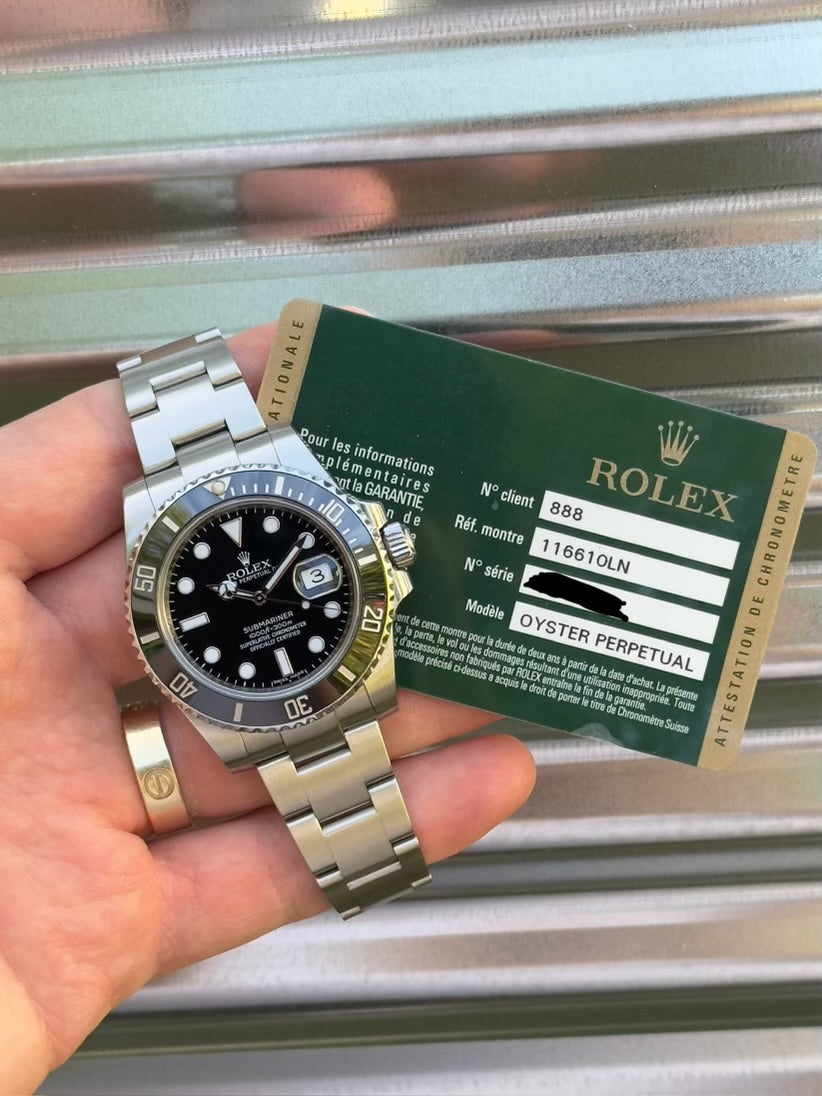 Rolex Submariner Date 40mm Ref.116610LN Watch w/Card