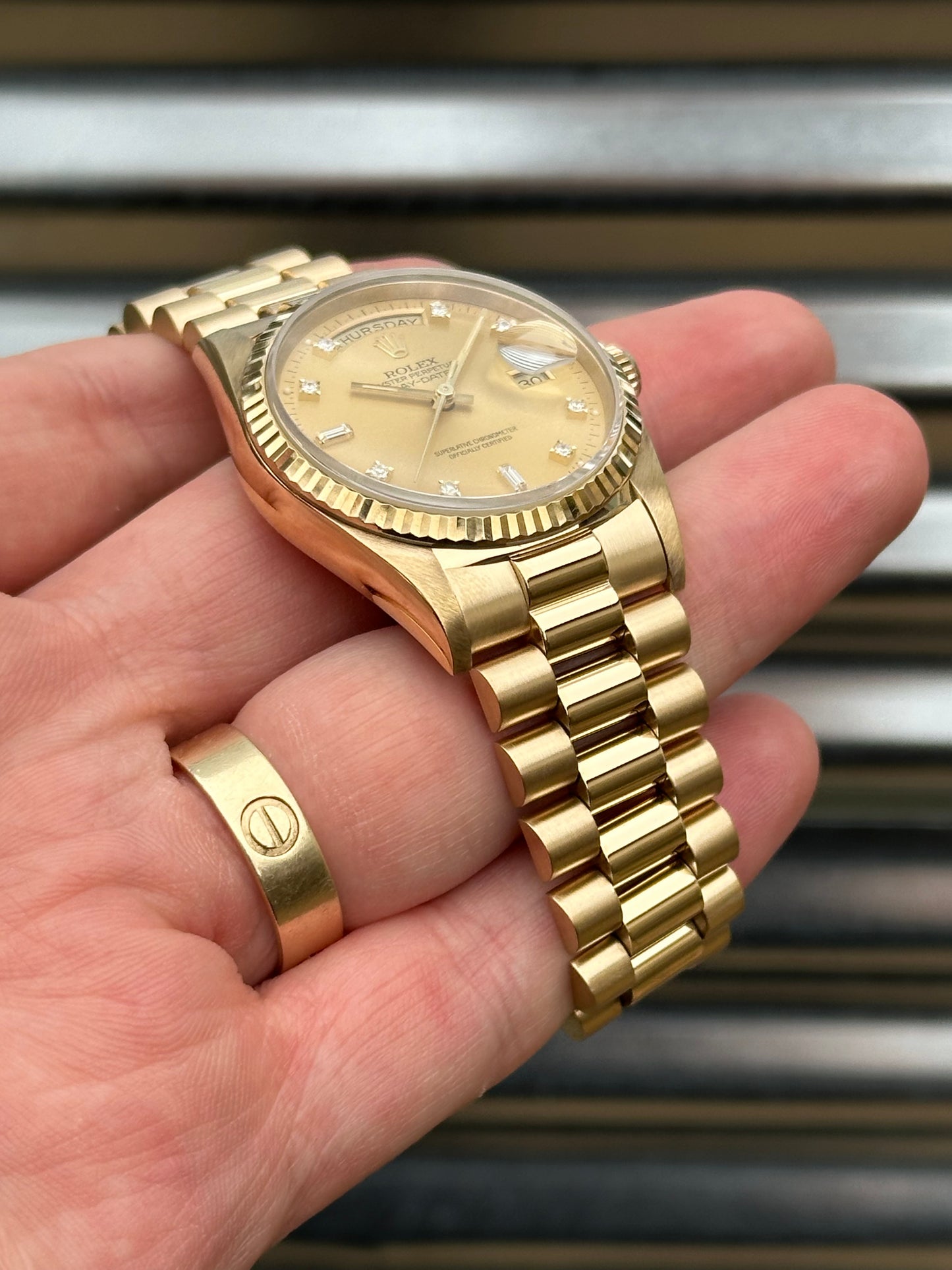 Rolex Day-Date 36mm Ref.18238 Box & Papers