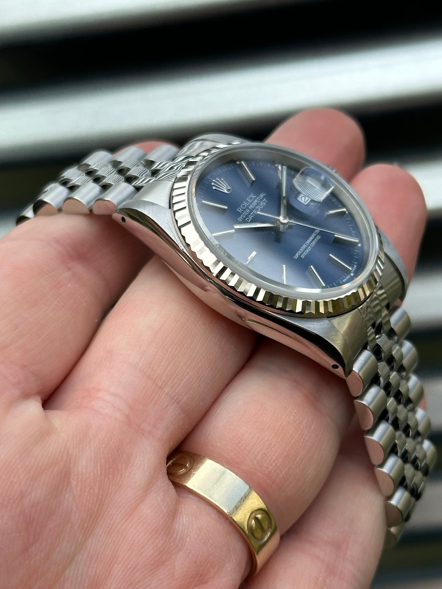 Rolex Datejust 36mm Ref.16234 “Blue Dial” Watch Only