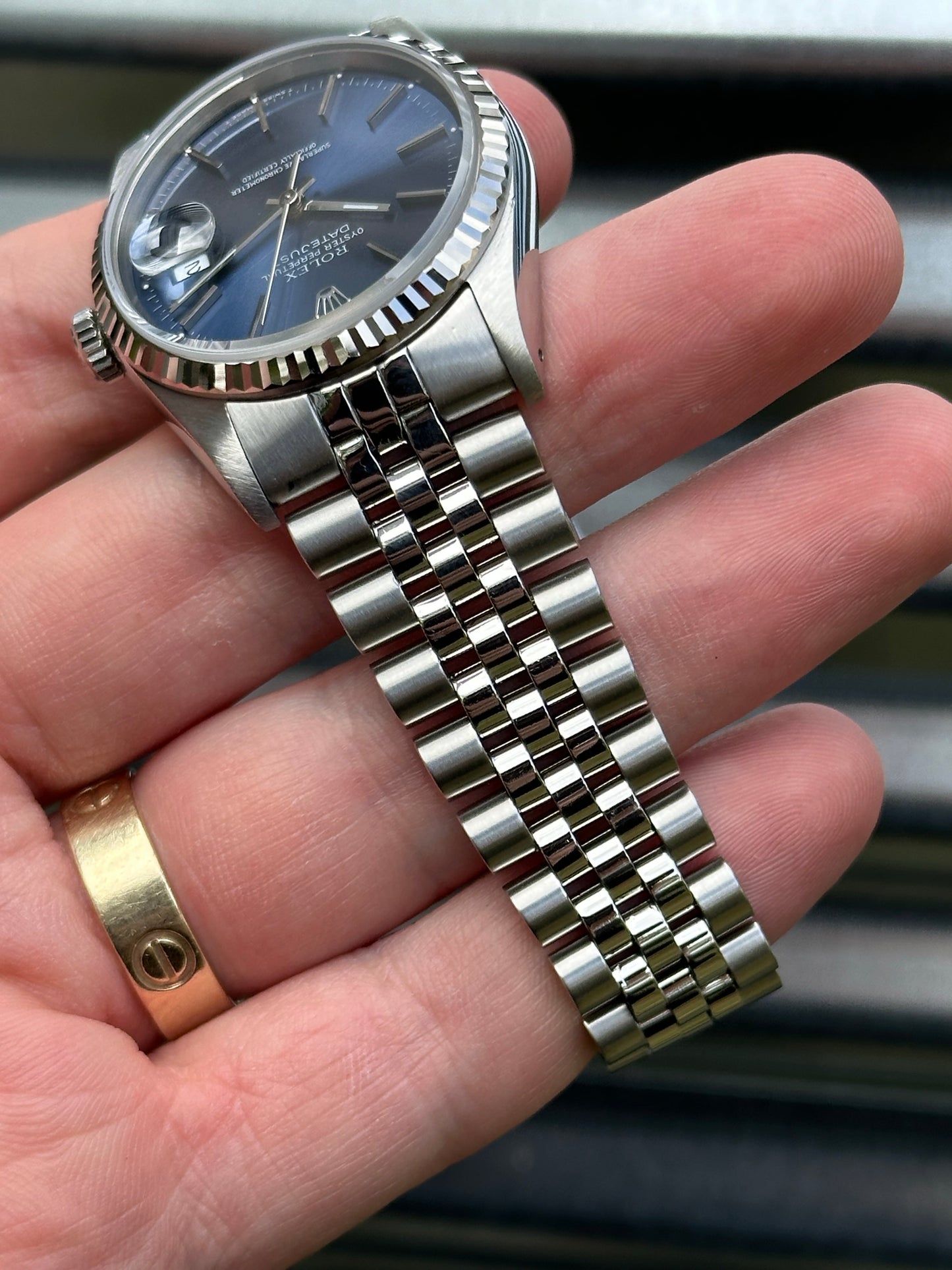 Rolex Datejust 36mm Ref.16234 “Blue Dial” Watch Only