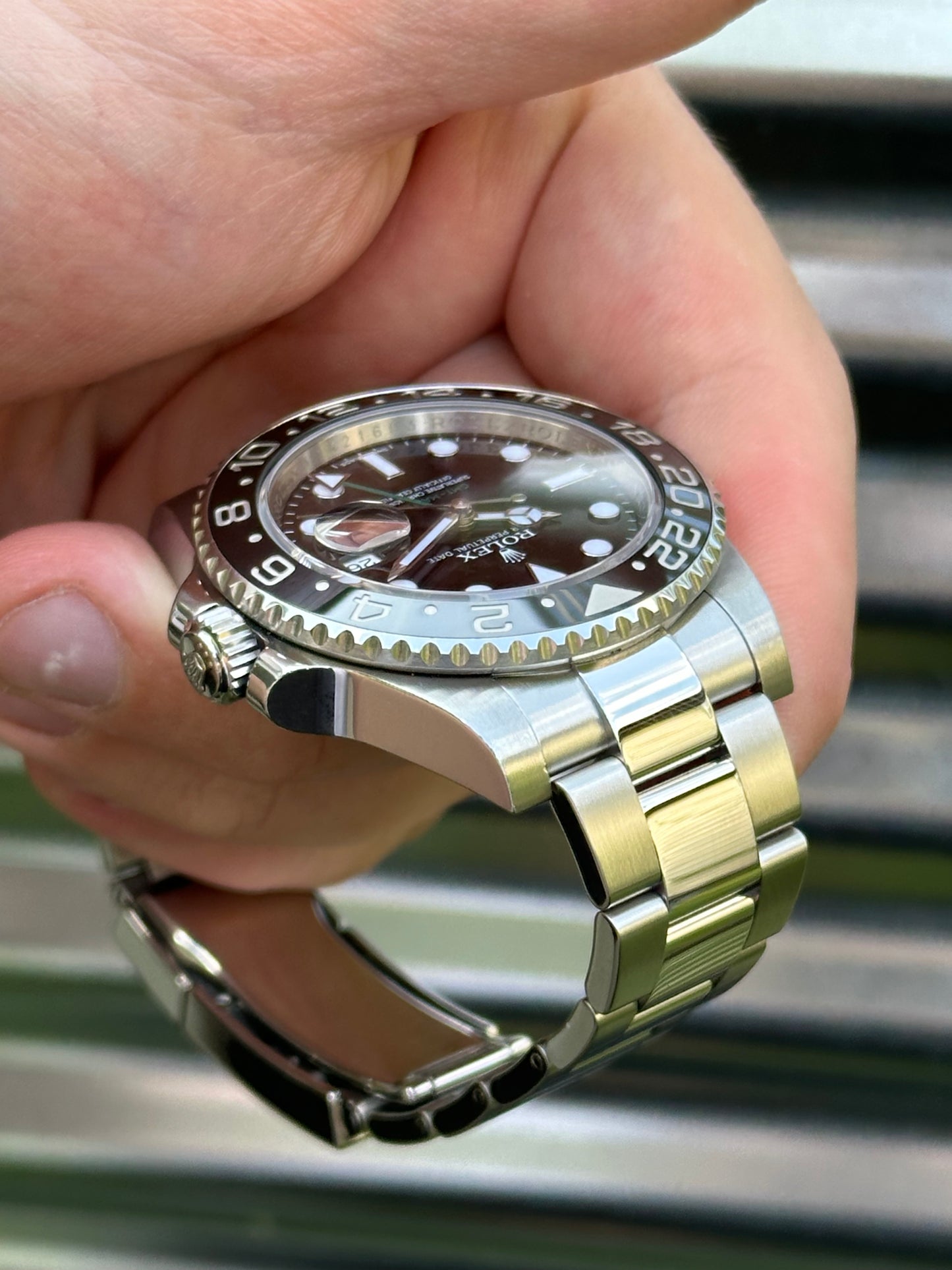 Rolex “Green Arrow” GMT Master 40mm Ref.116710LN Box & Card