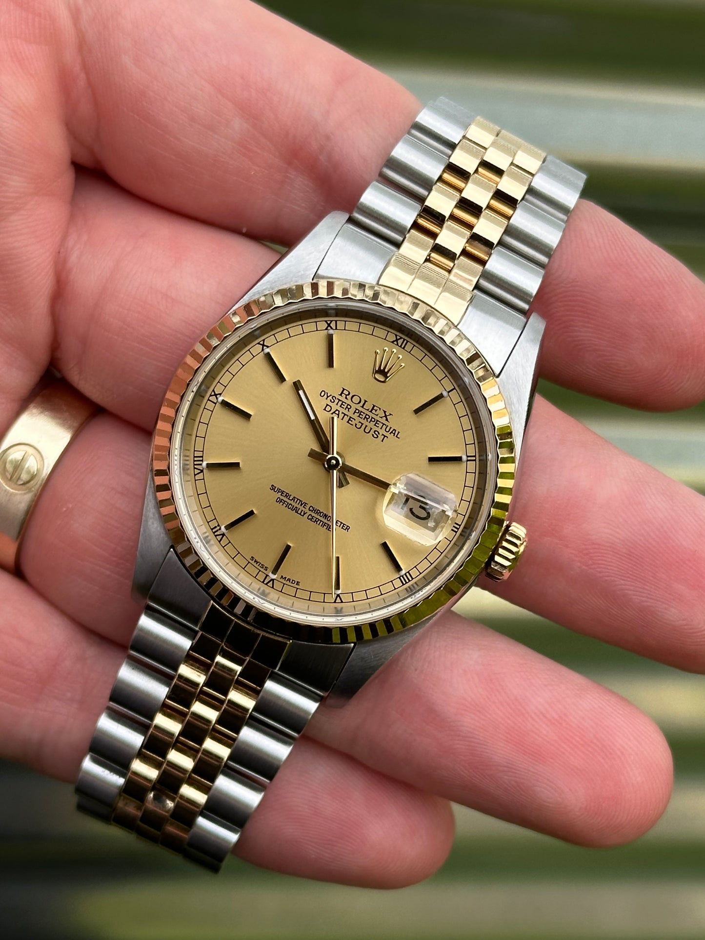 Rolex Datejust 36mm Ref.16233 Box & Papers & Service Card