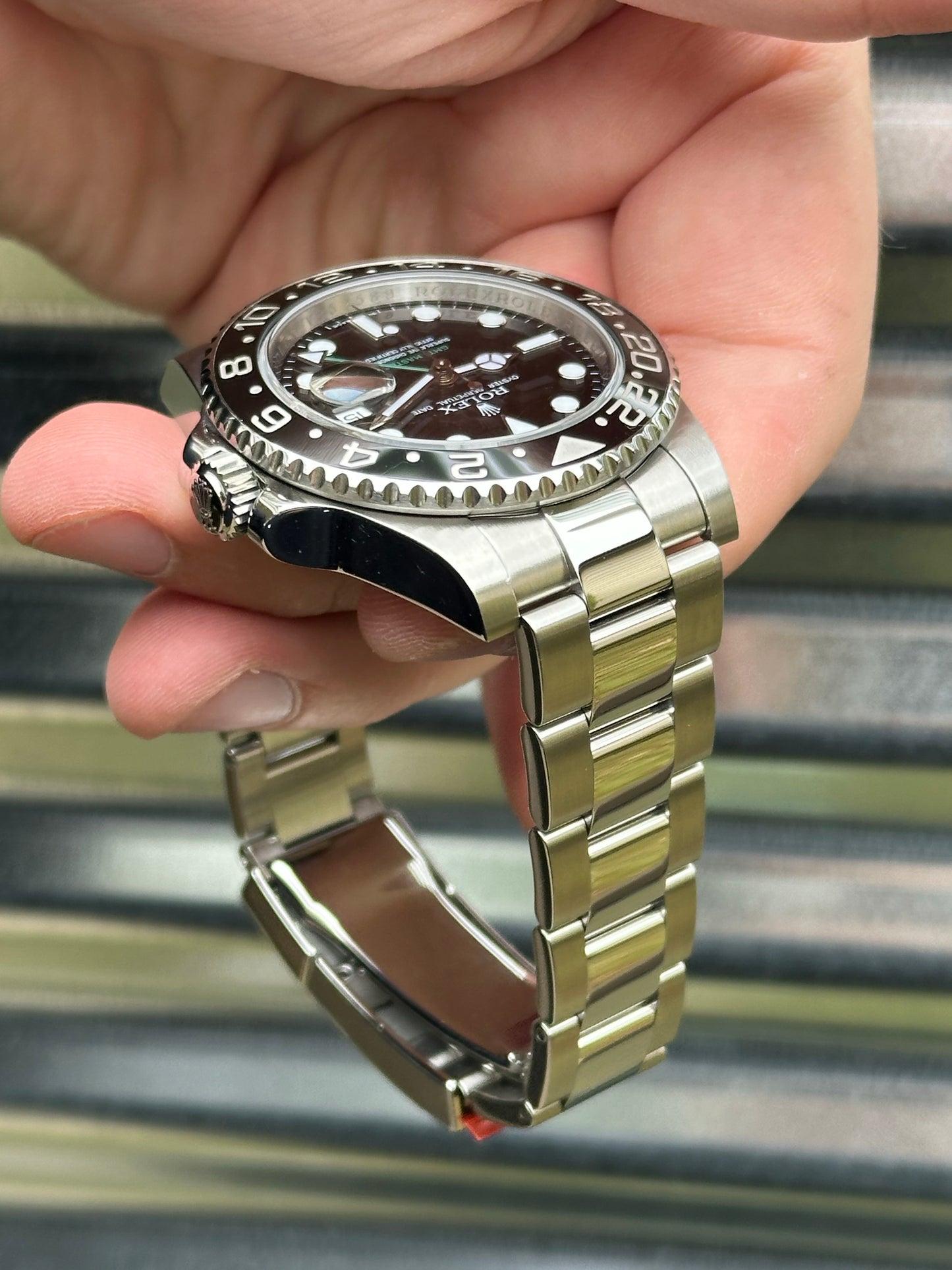 Rolex GMT Master II “Green Arrow” 40mm Ref.116710LN Box & Card