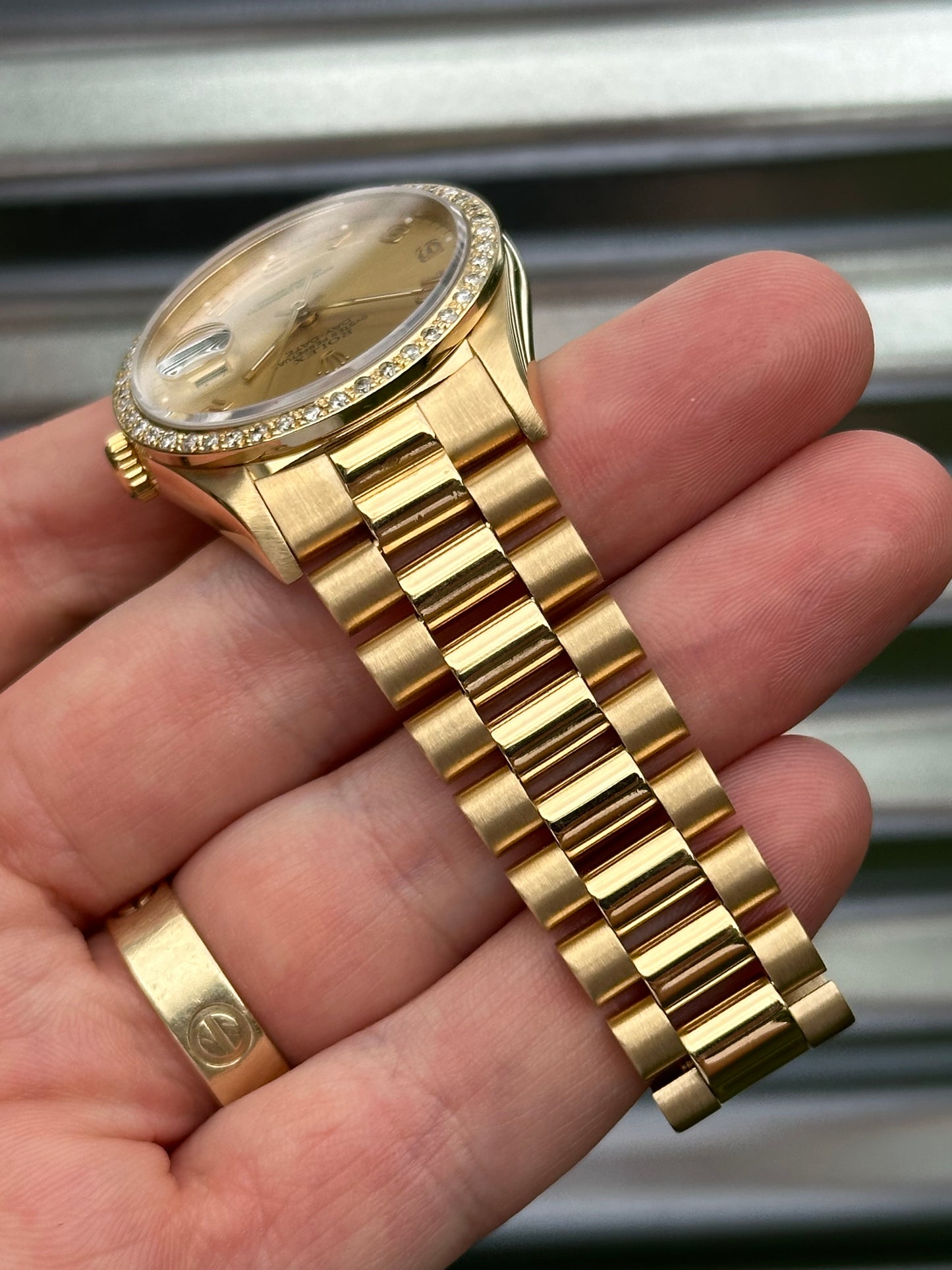 Rolex Day-Date 36mm Ref:18238 Double Quickset Box & Papers