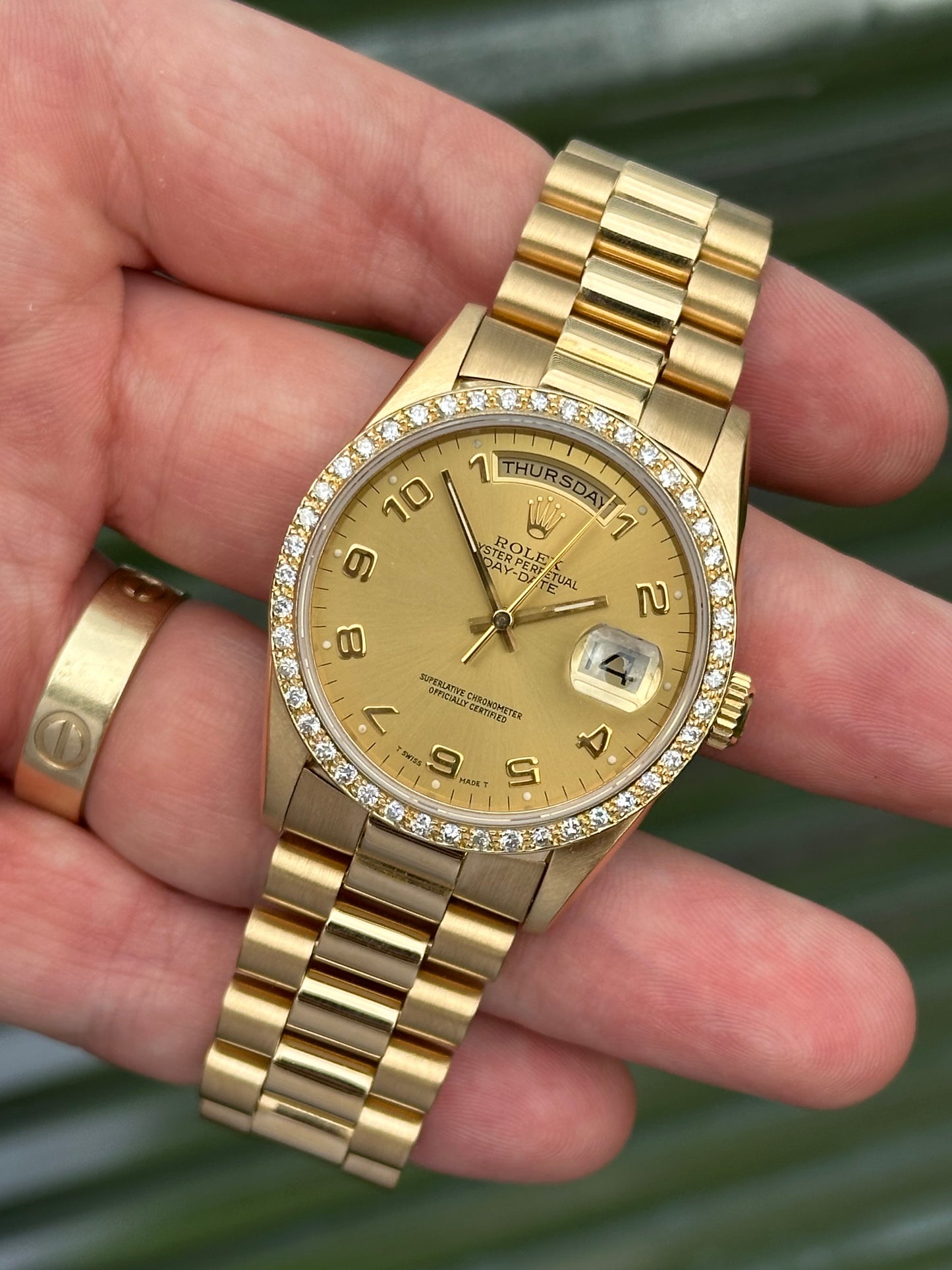 Rolex Day-Date 36mm Ref:18238 Double Quickset Box & Papers