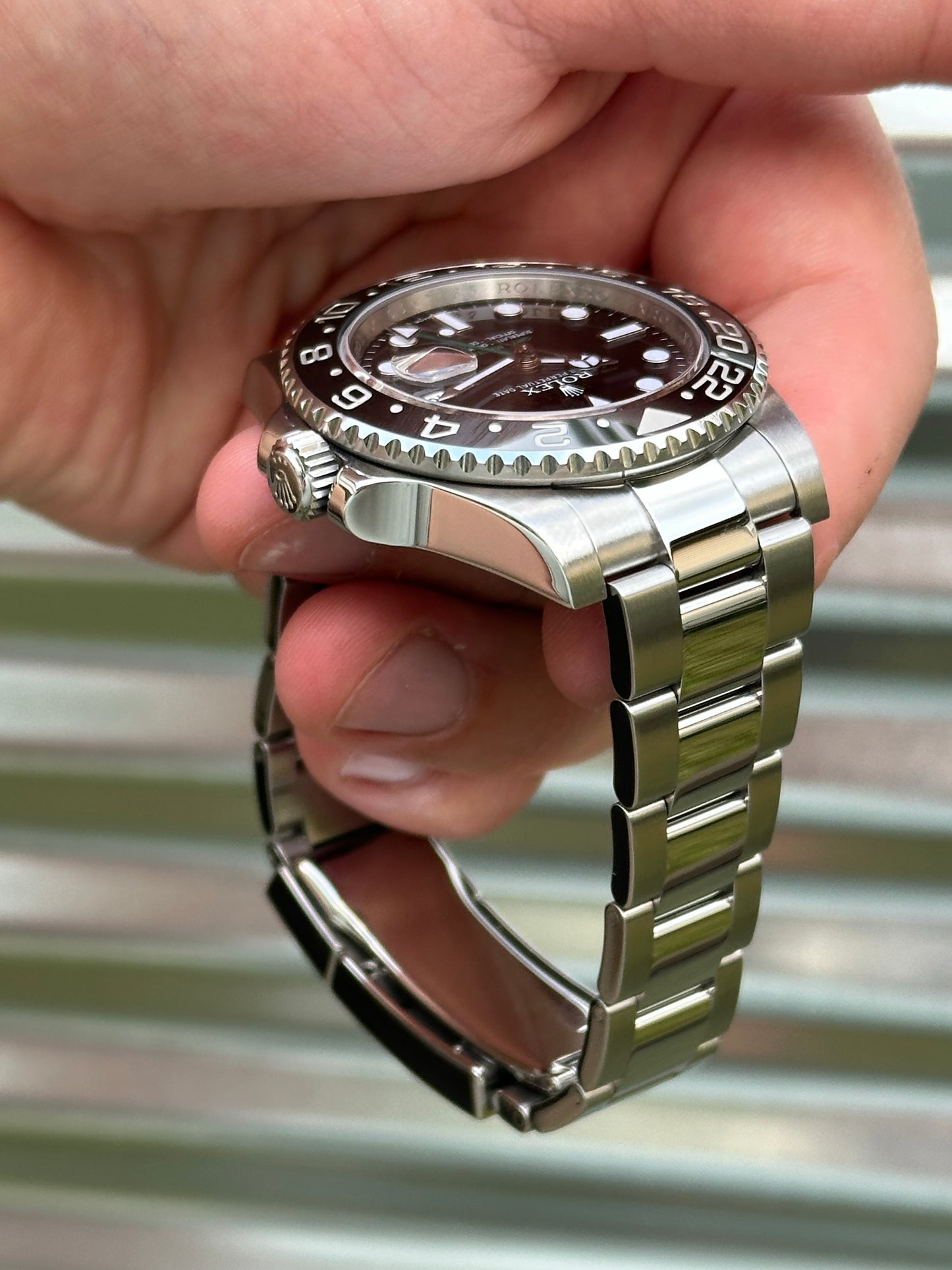 Rolex “Green Arrow” GMT 40mm Ref.116710LN Box & Card