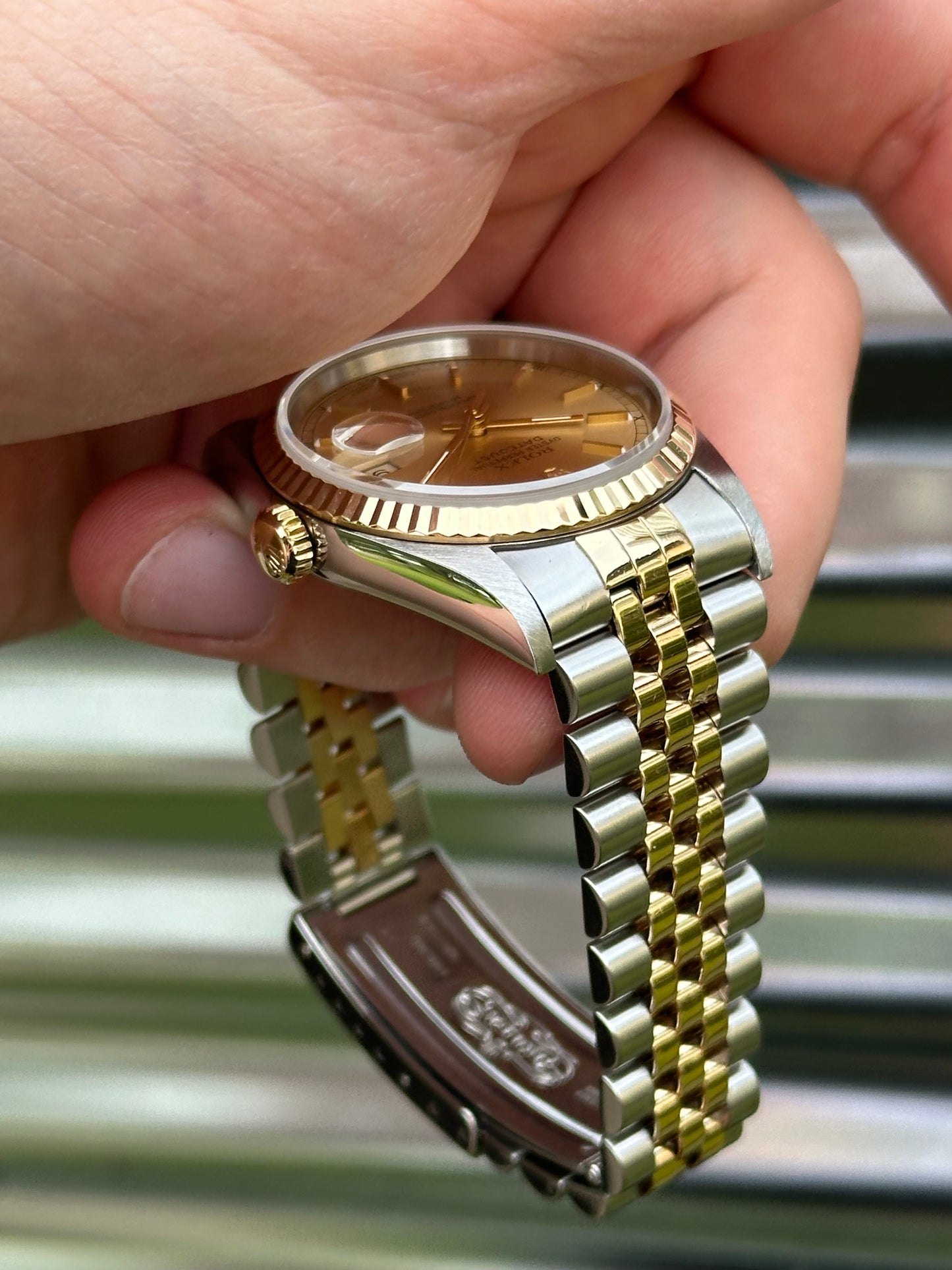 Rolex Datejust 36mm Ref.16233 “Champagne Dial” Box & Papers