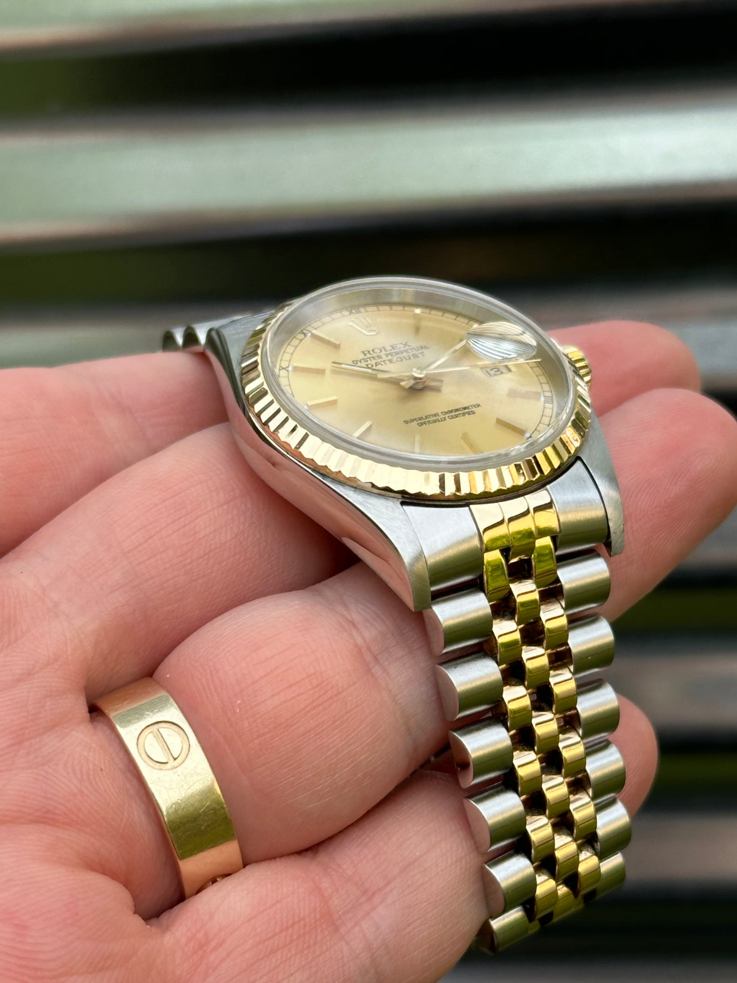 Rolex Datejust 36mm Ref.16233 Box & Papers & Service Card