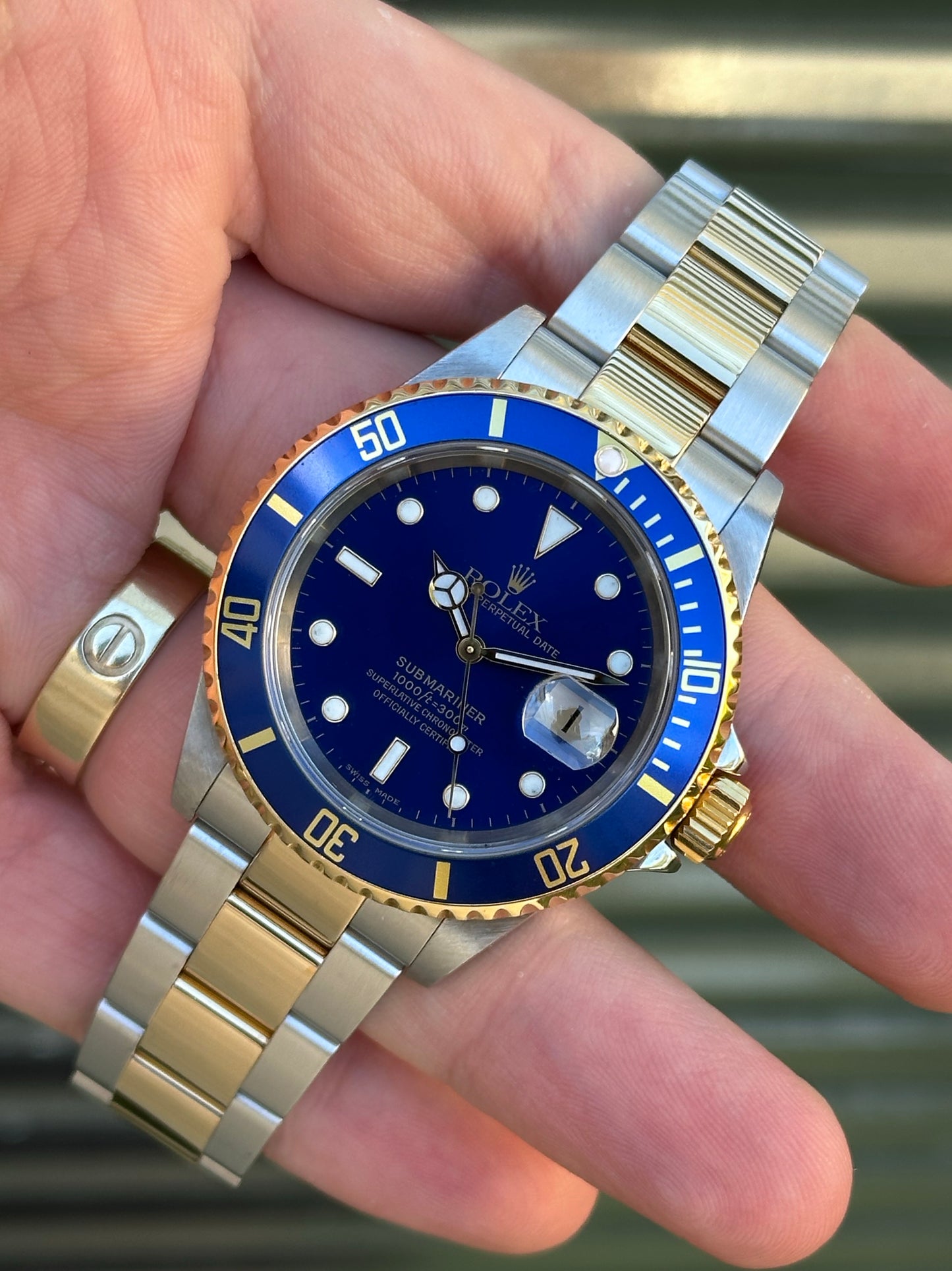 Rolex Submariner Date “Bluesy” 40mm Ref.16613 Box & Papers