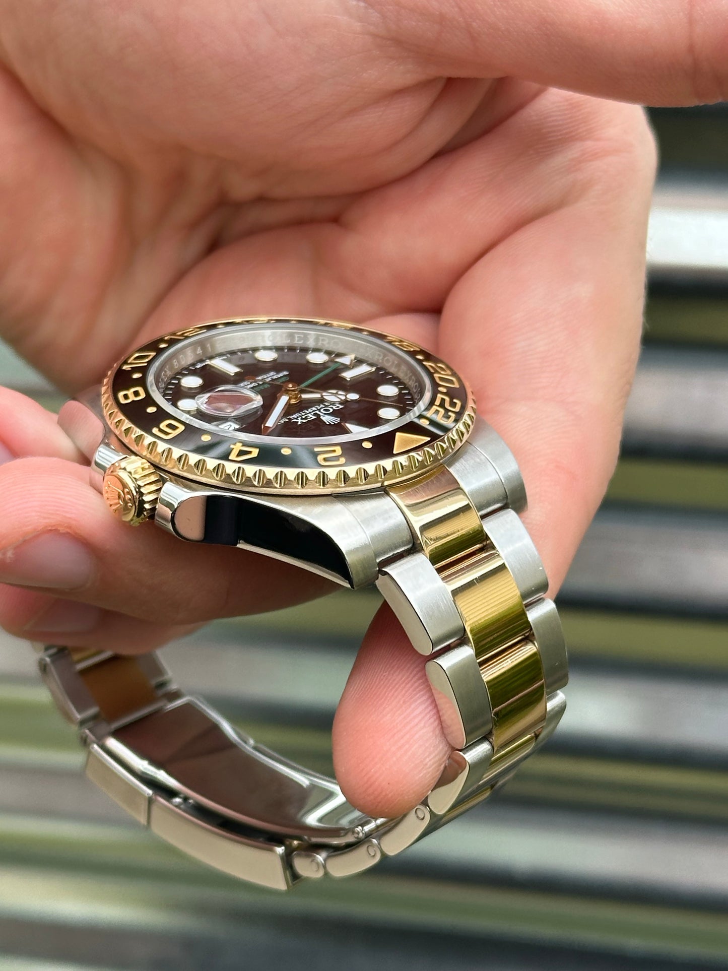 Rolex GMT Master II 40mm Ref.116713LN Watch & Card
