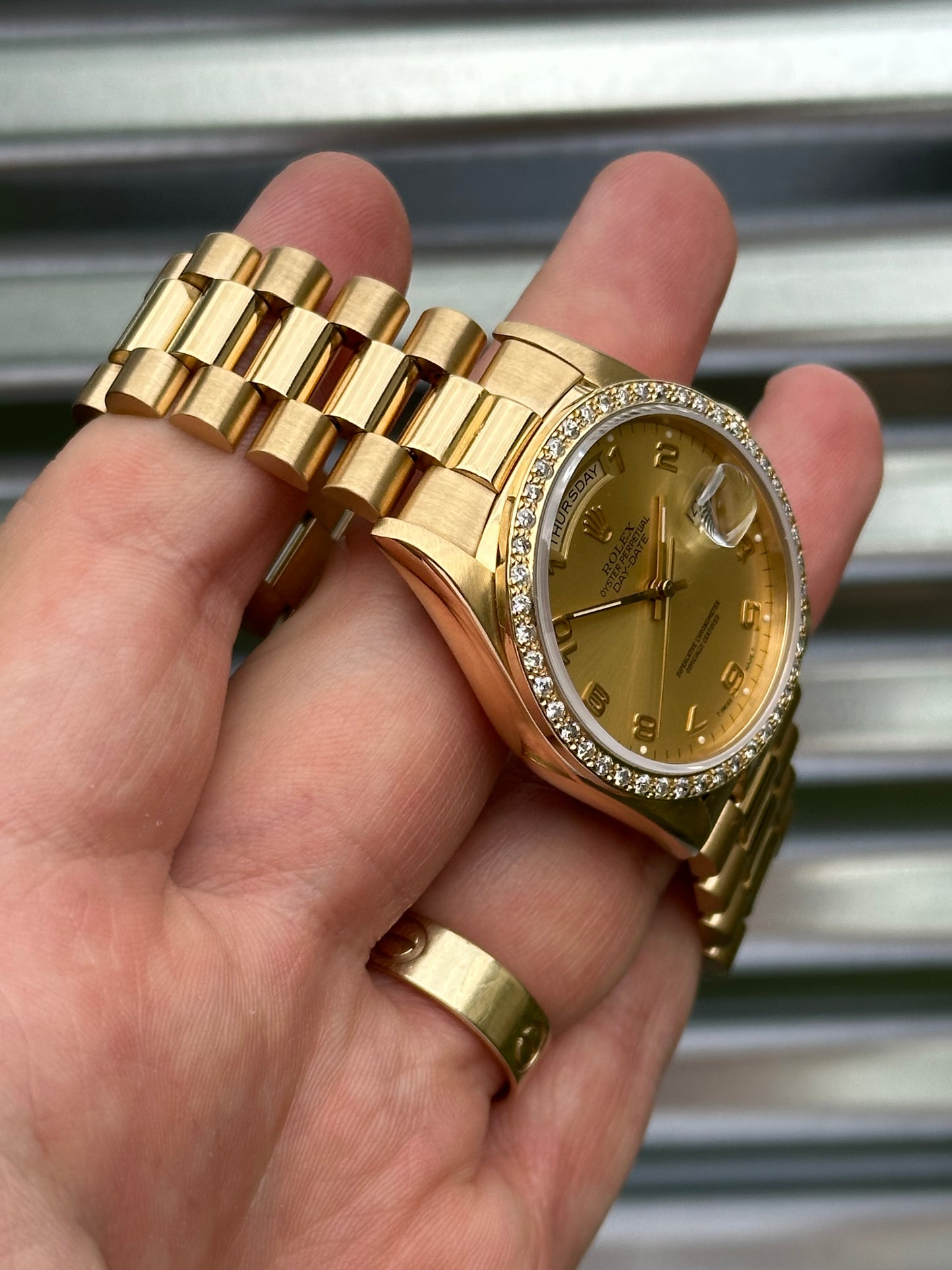 Rolex Day-Date 36mm Ref:18238 Double Quickset Box & Papers