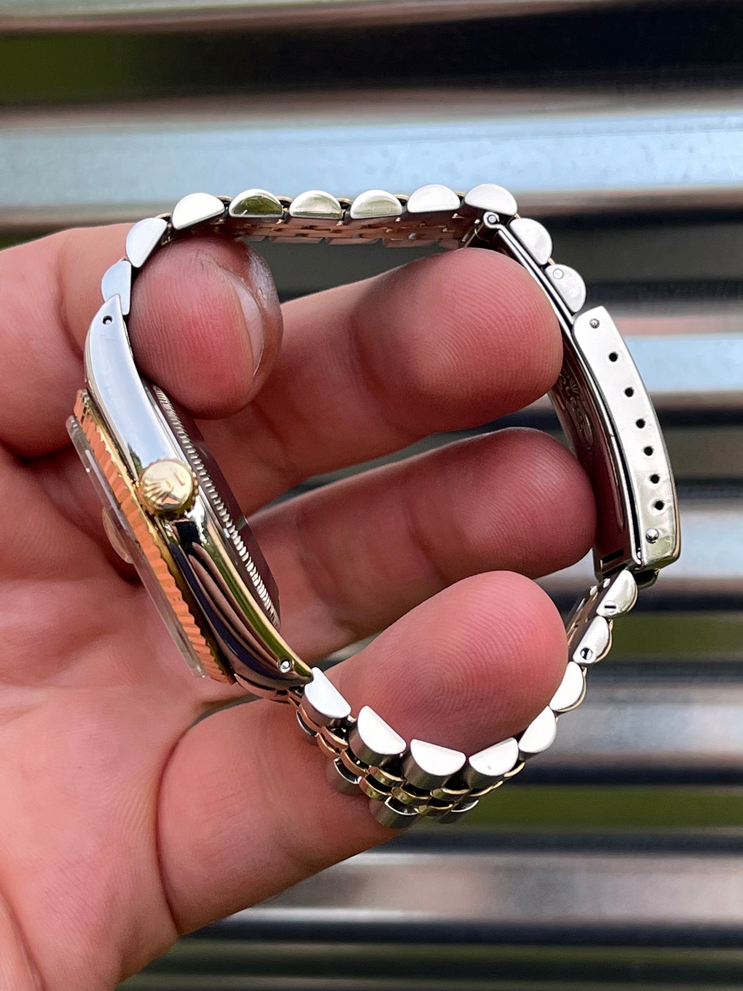 Rolex Datejust 36mm Ref:16233 “Champagne Diamond Dial” Box & Papers