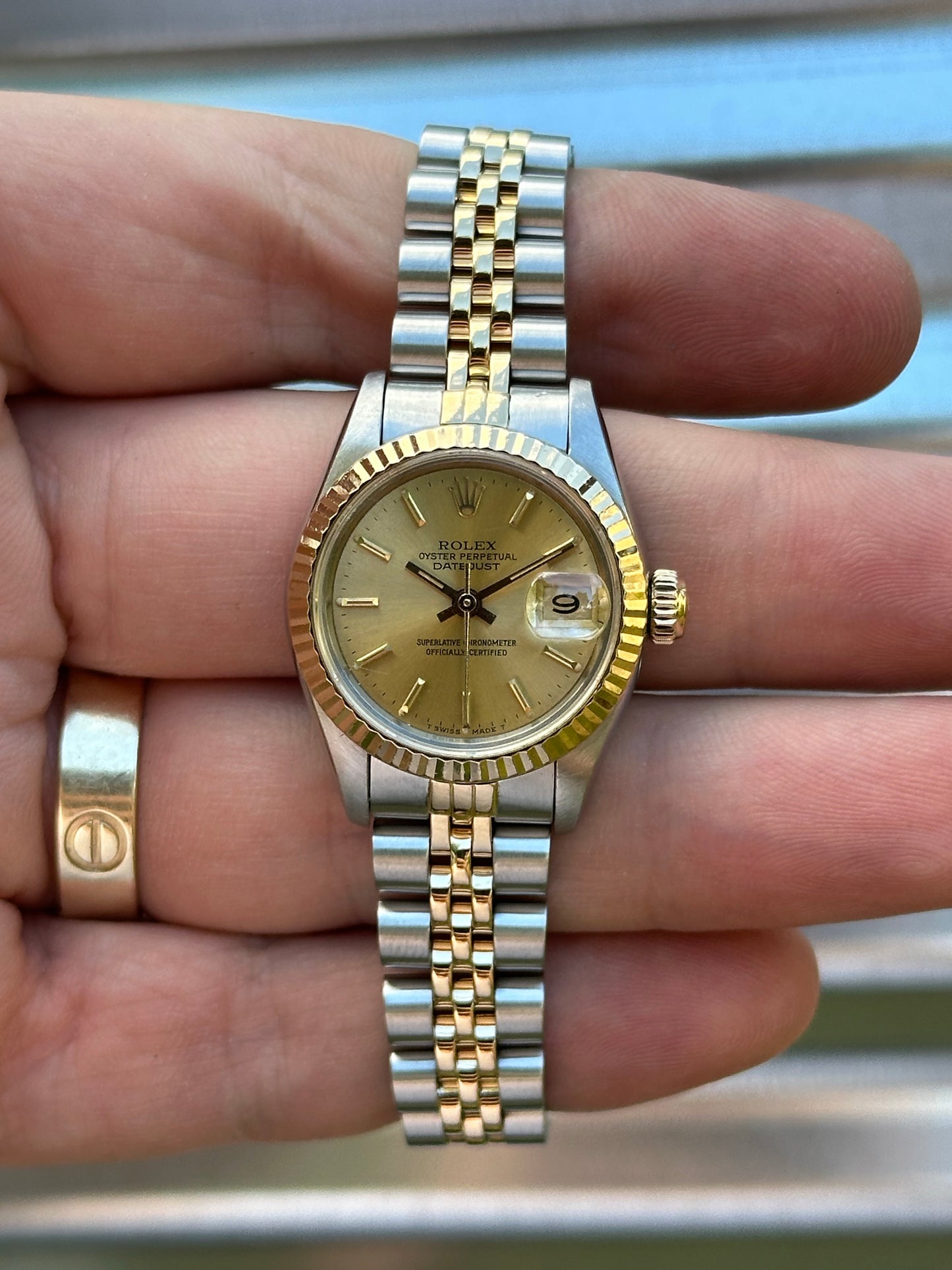 Rolex Ladies Datejust 26mm Ref.69173 Box & Papers