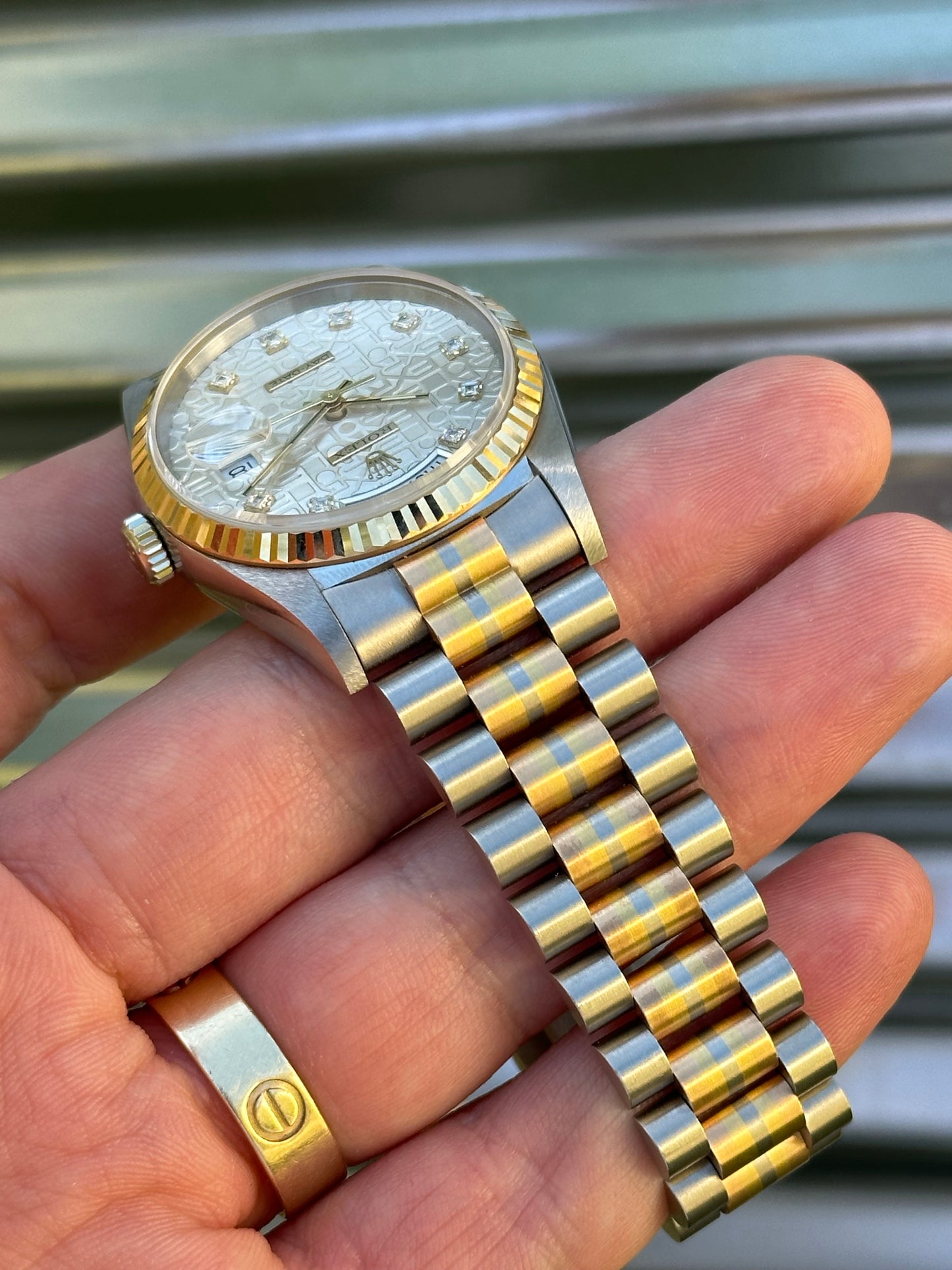 Rolex Day-Date “Tridor” 36mm Ref.18239 “Anniversary Diamond Dial”
