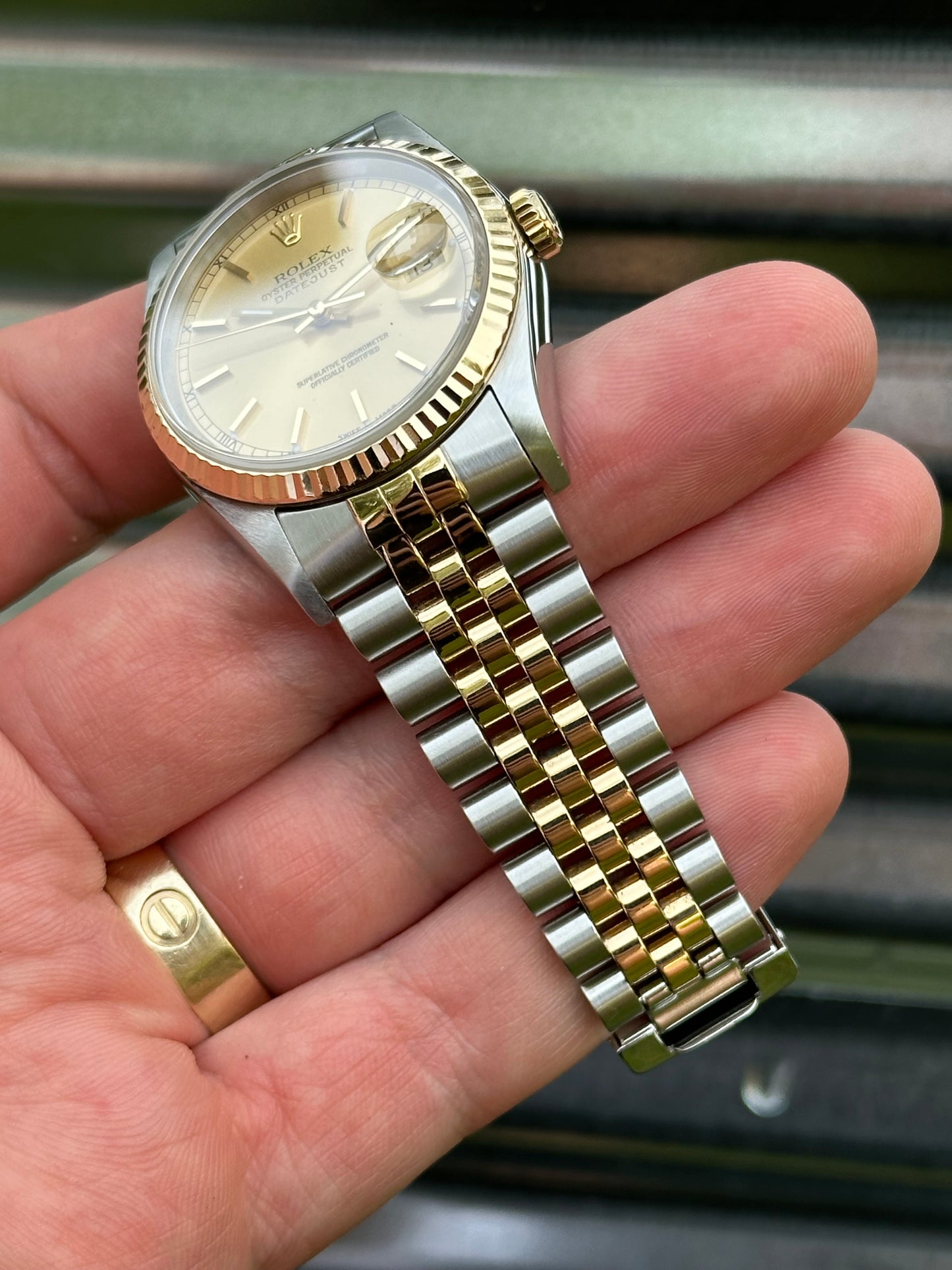 Rolex Datejust 36mm Ref.16233 Box & Papers & Service Card