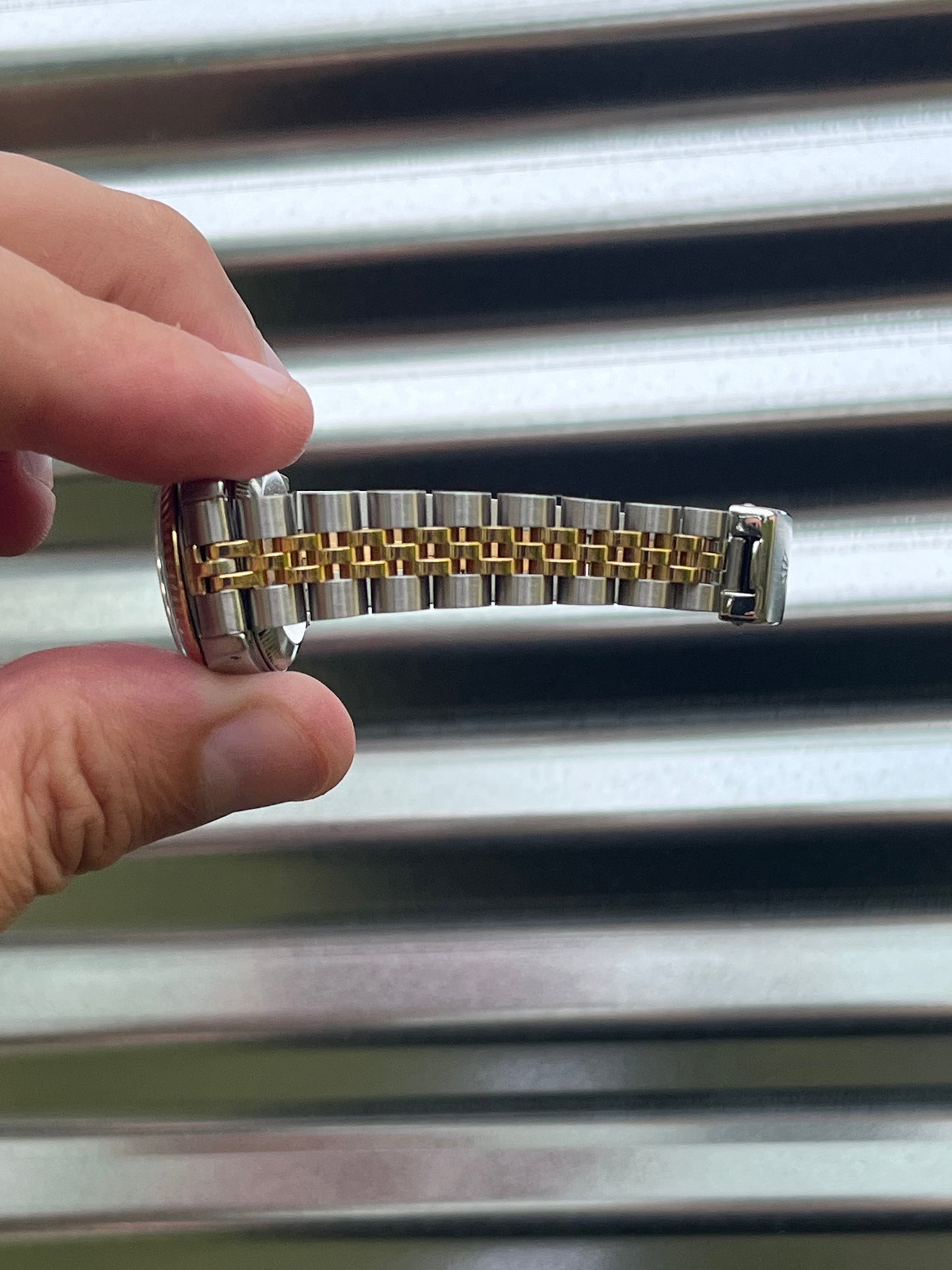 Rolex Ladies Datejust 26mm Ref.69173 “Linen Dial” Box & Papers