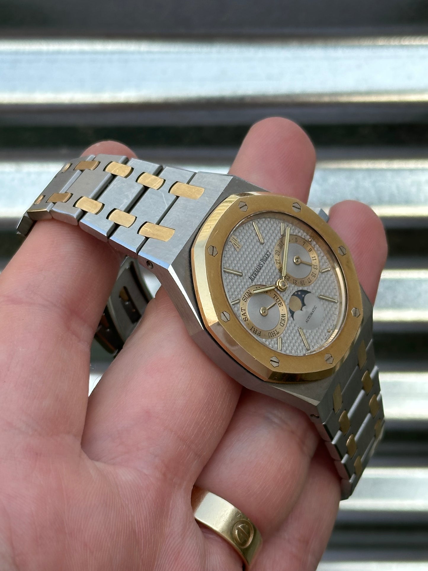 Audemars Piguet Royal Oak Day-Date Moonphase “Owl” 36mm Ref.25594SA Box/Papers