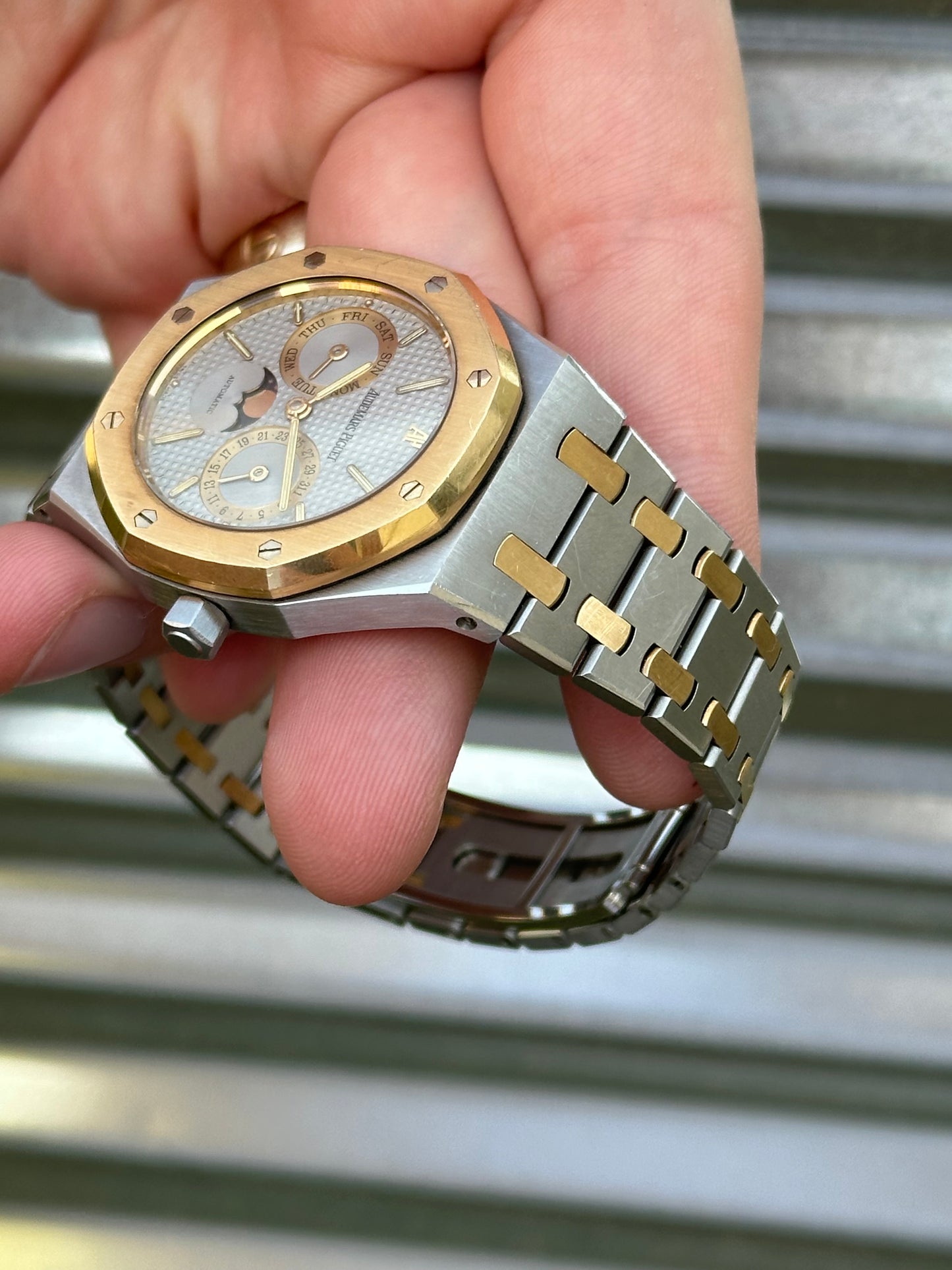 Audemars Piguet Royal Oak Day-Date Moonphase “Owl” 36mm Ref.25594SA Box/Papers