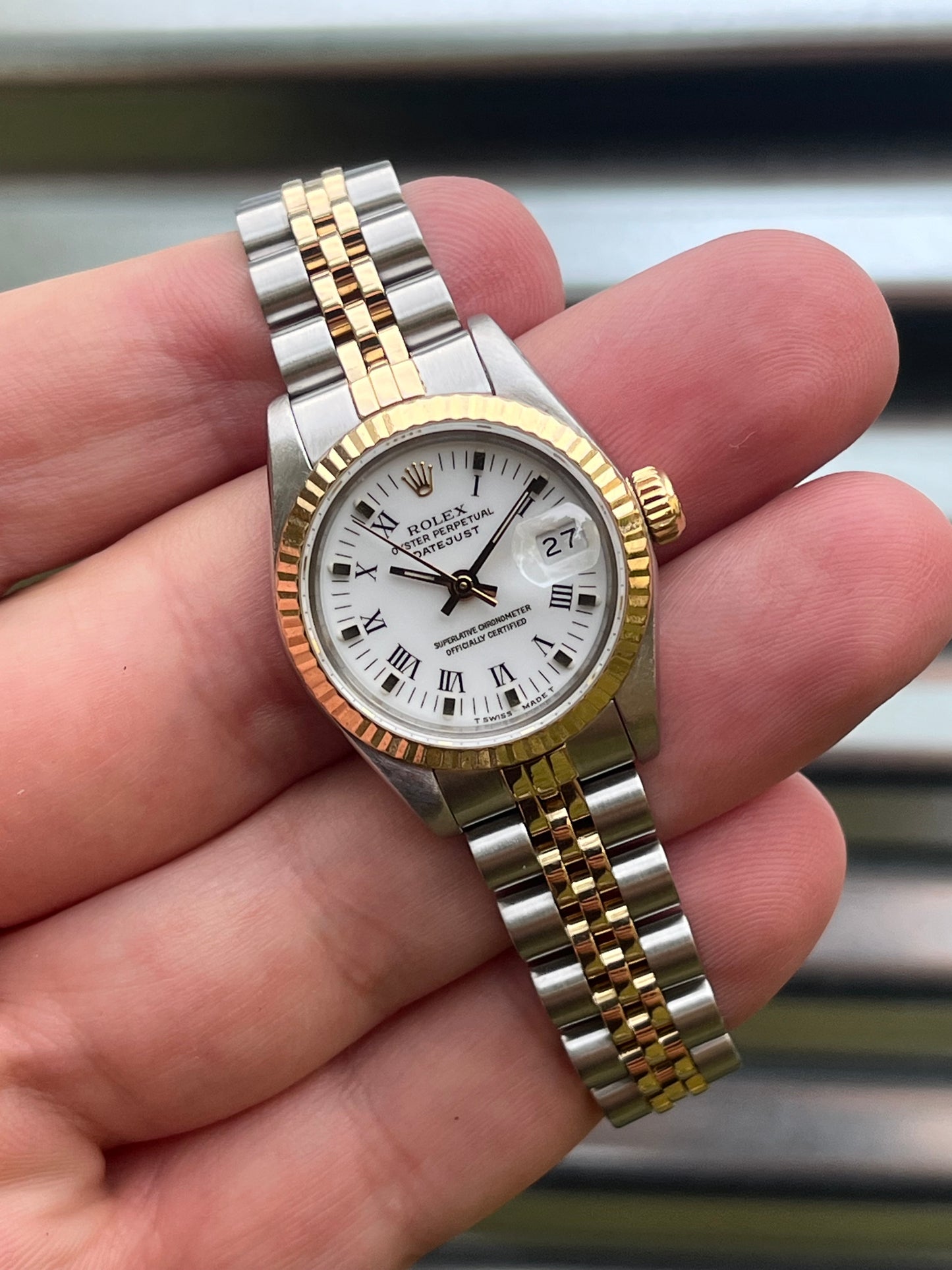 Rolex Ladies Datejust 26mm Ref.69173 Box & Papers