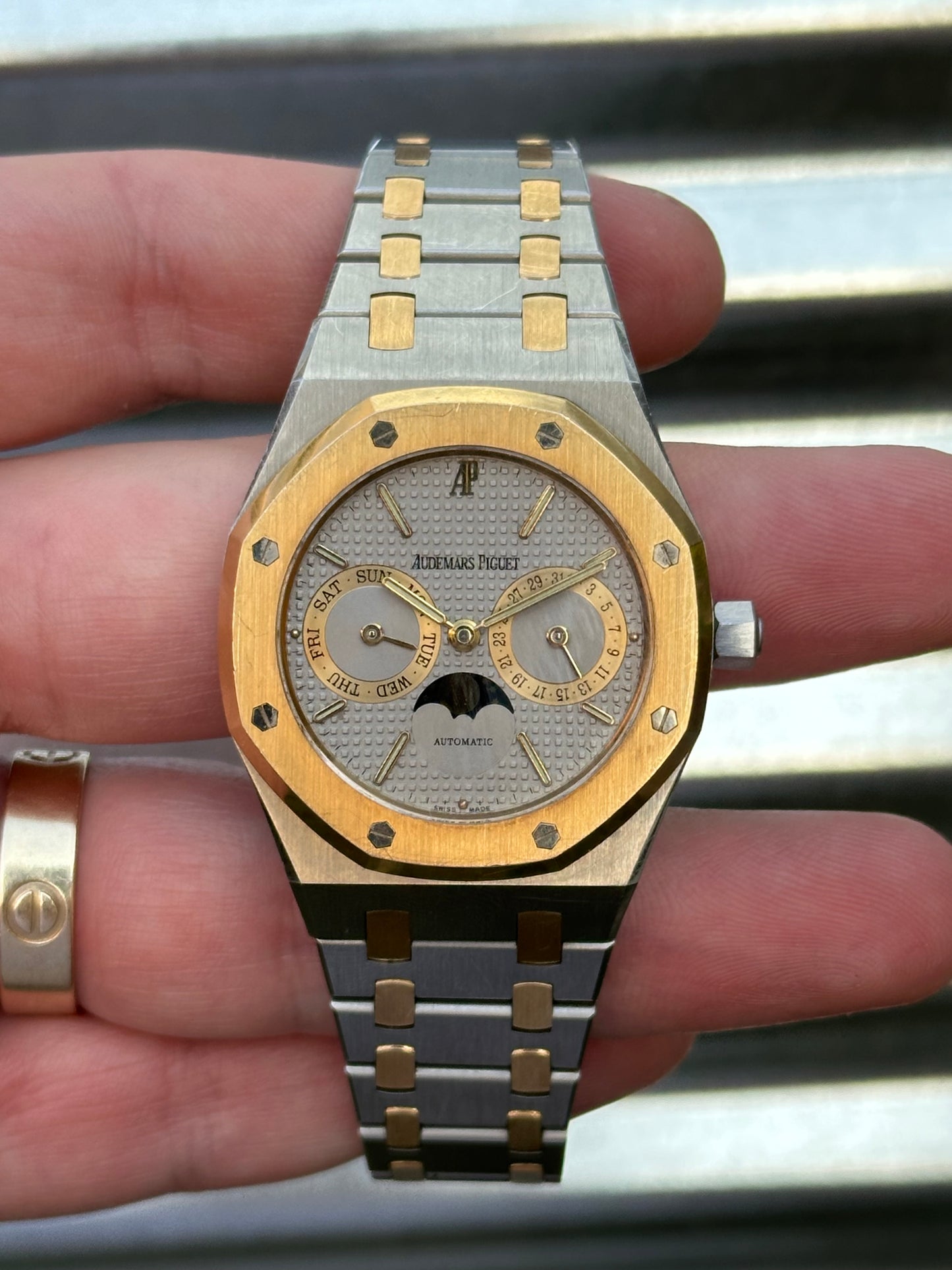 Audemars Piguet Royal Oak Day-Date Moonphase “Owl” 36mm Ref.25594SA Box/Papers