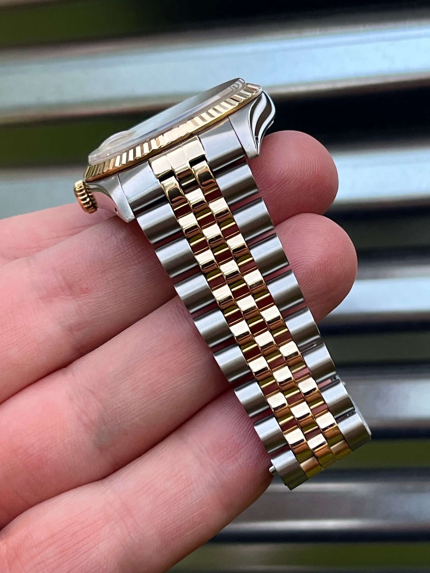 Rolex Datejust 36mm Ref:16233 “Champagne Diamond Dial” Box & Papers