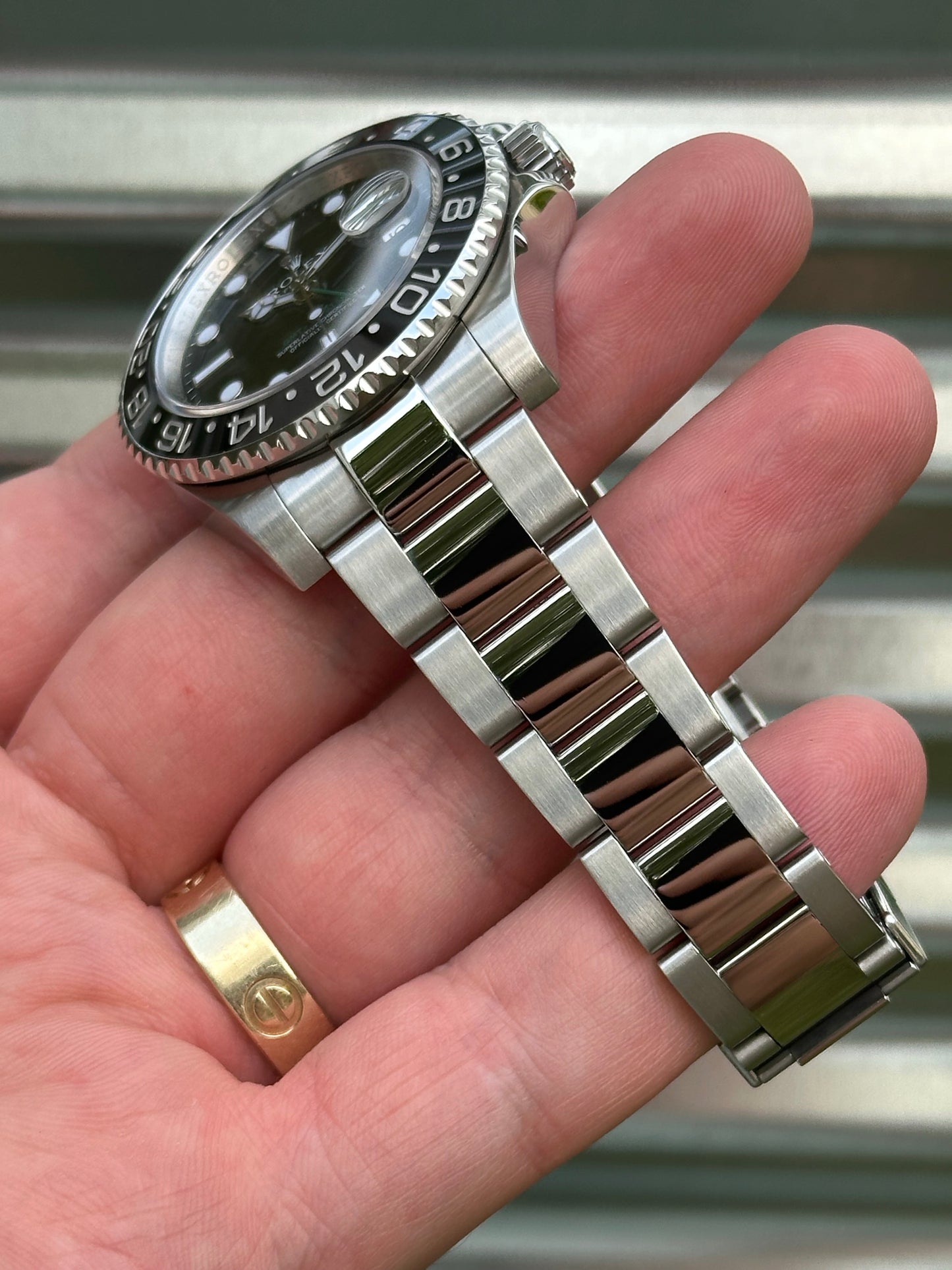 Rolex “Green Arrow” GMT 40mm Ref.116710LN Box & Card