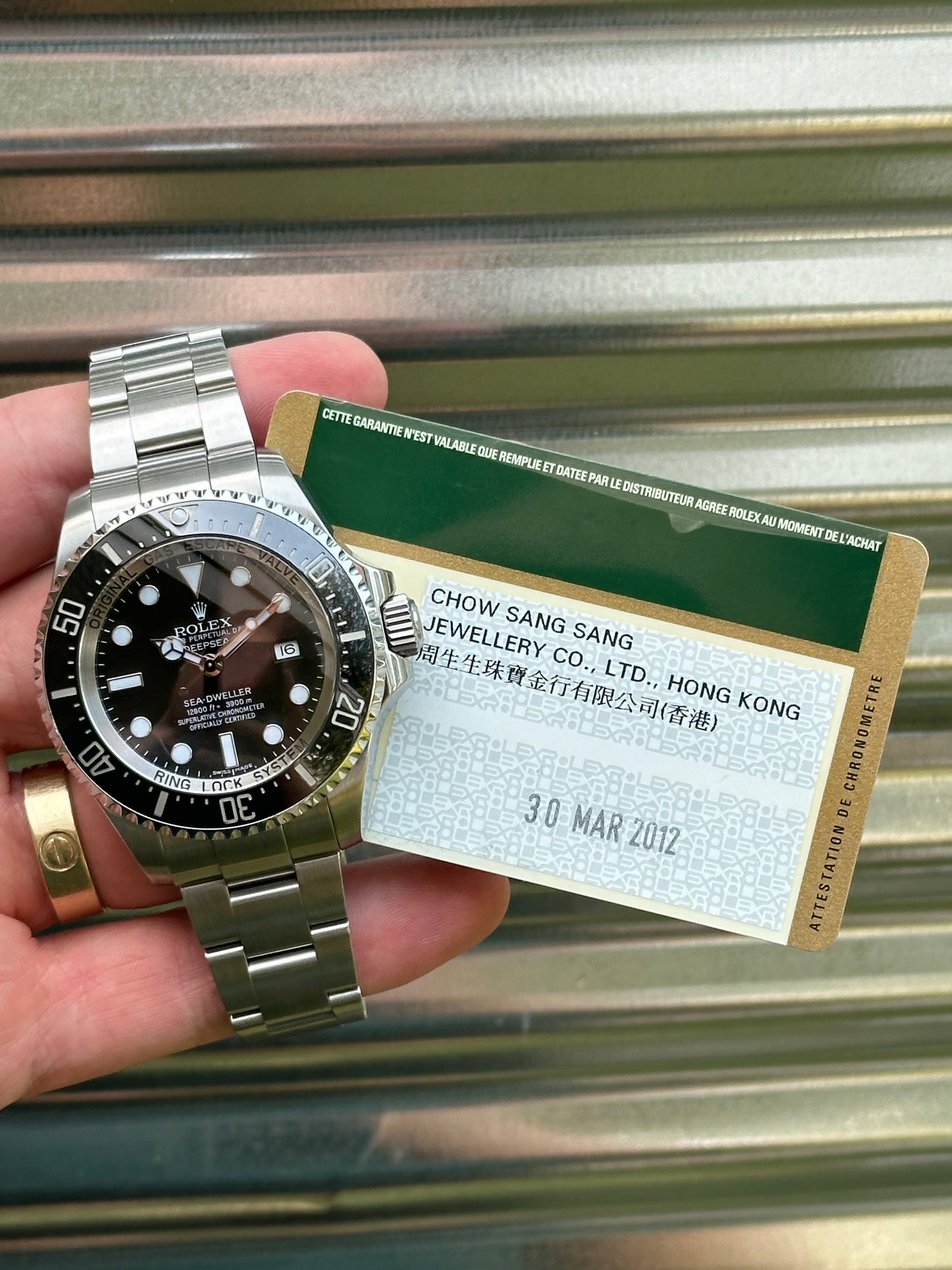 Rolex Sea-Dweller 44mm Ref.116660 Watch & Card