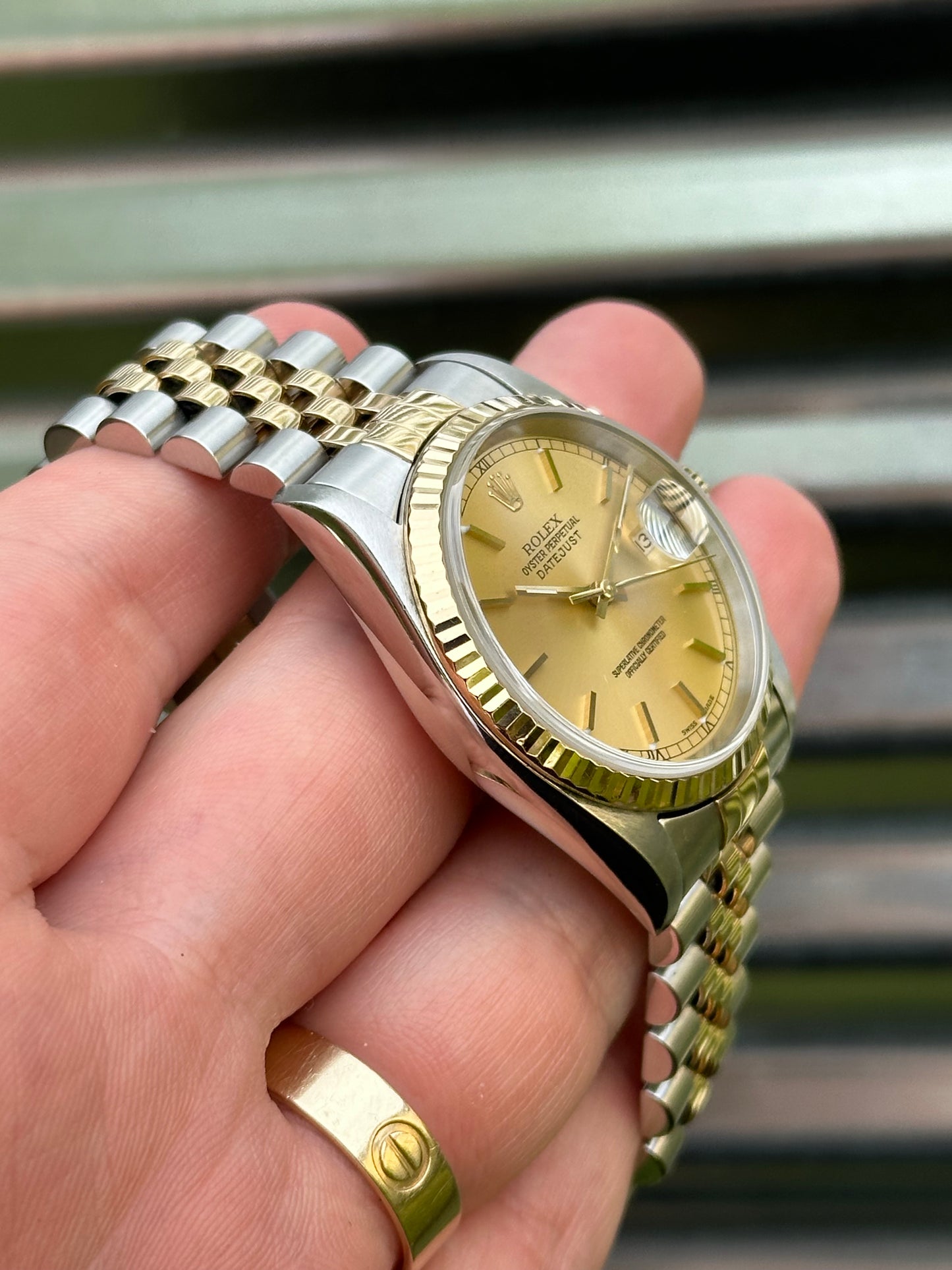 Rolex Datejust 36mm Ref.16233 Box & Papers & Service Card