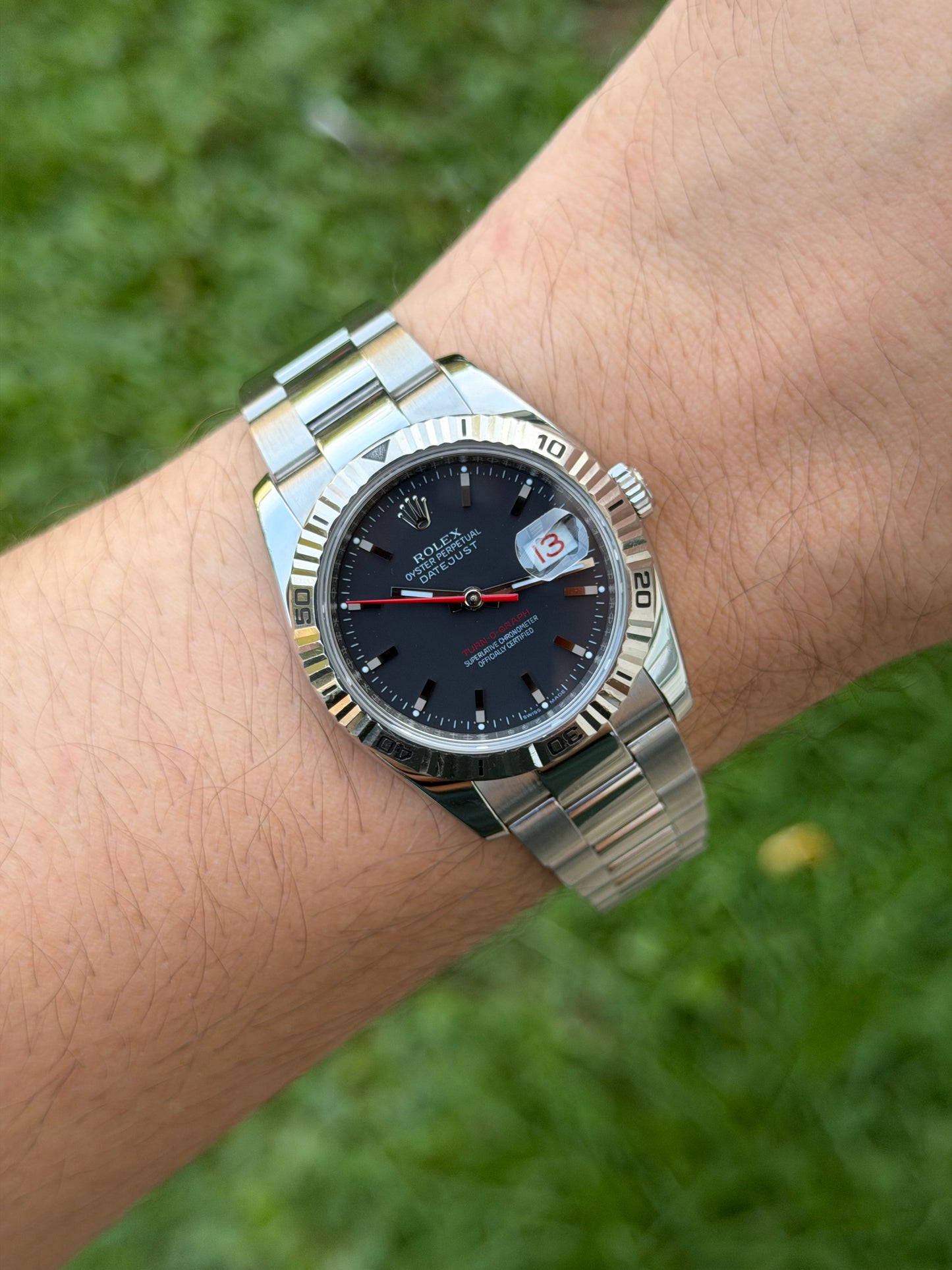 Rolex Datejust Turn-O-Graph 36 Ref.116264 Box & Papers