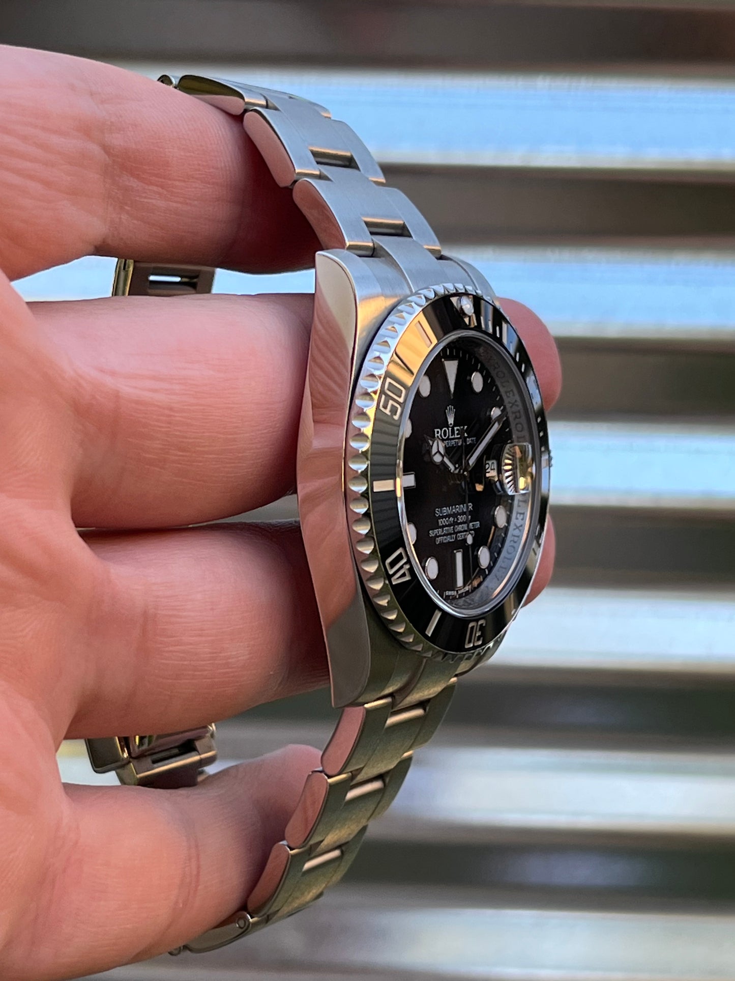 Rolex Submariner Date 40mm Ref.116610LN Watch w/Card & Rolex Service Card