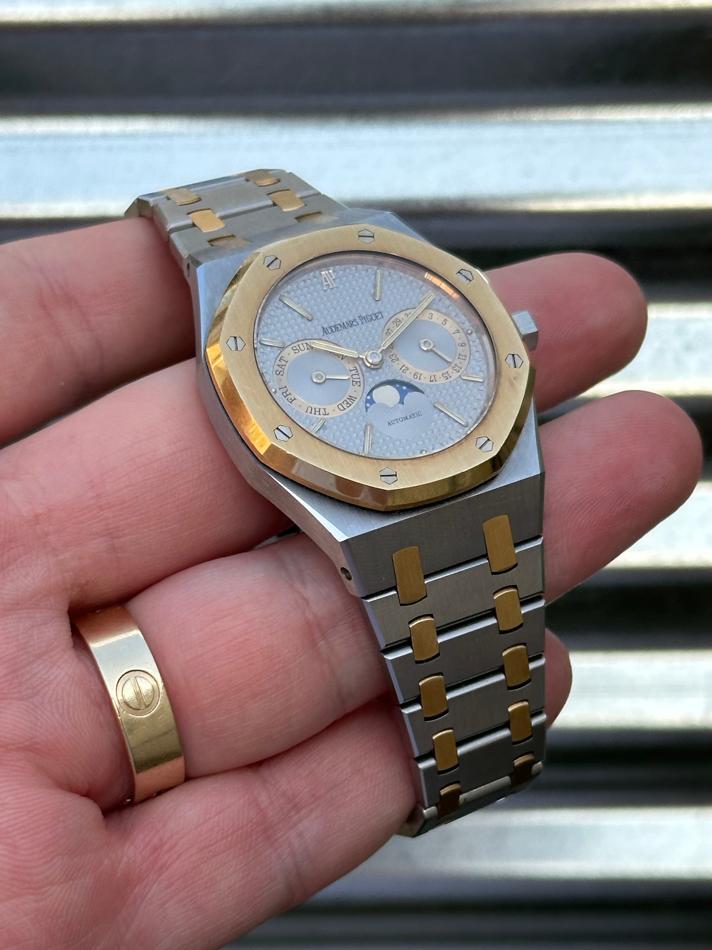 Audemars Piguet Royal Oak Day-Date Moonphase “Owl” 36mm Ref.25594SA Box/Papers