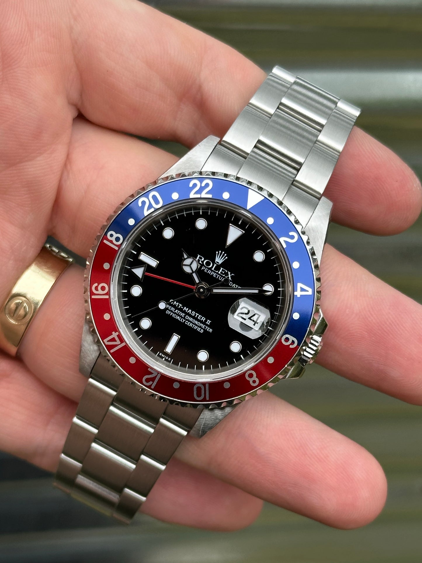 Rolex GMT Master II “Pepsi” 40mm Ref.16710 Box & Paper