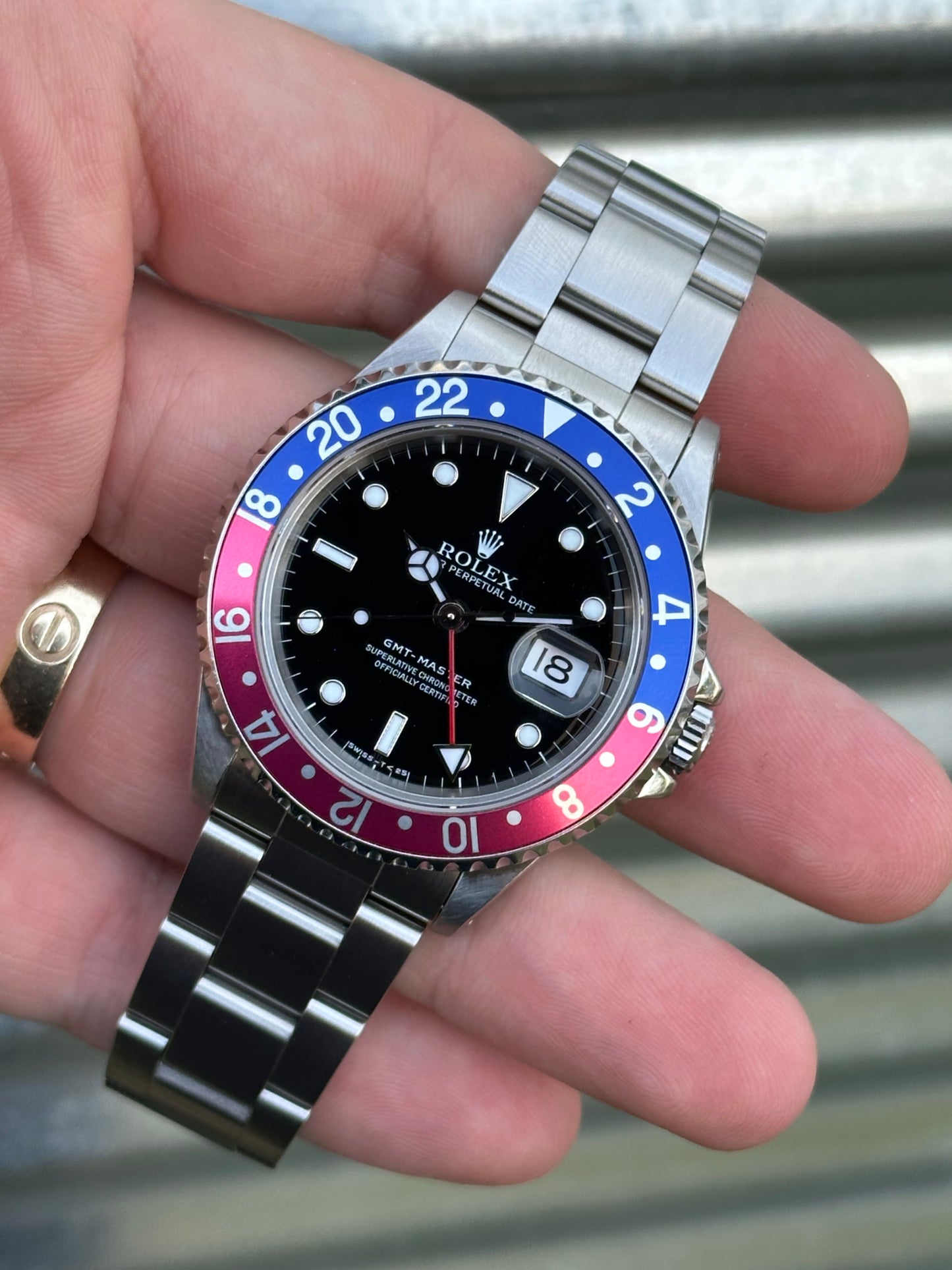 Rolex GMT Master Pepsi 40mm Ref.16700 Box & Papers