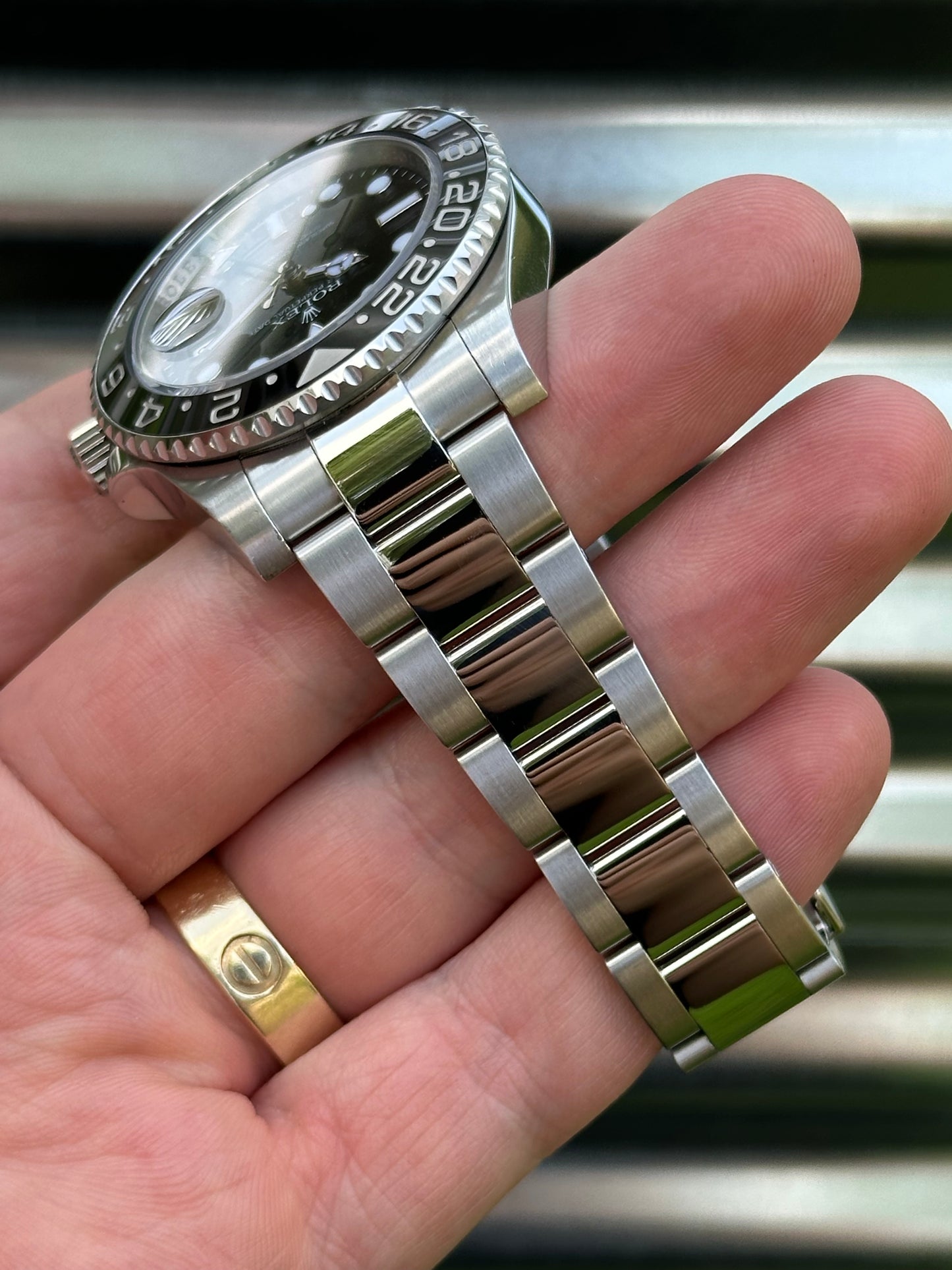 Rolex “Green Arrow” GMT Master 40mm Ref.116710LN Box & Card