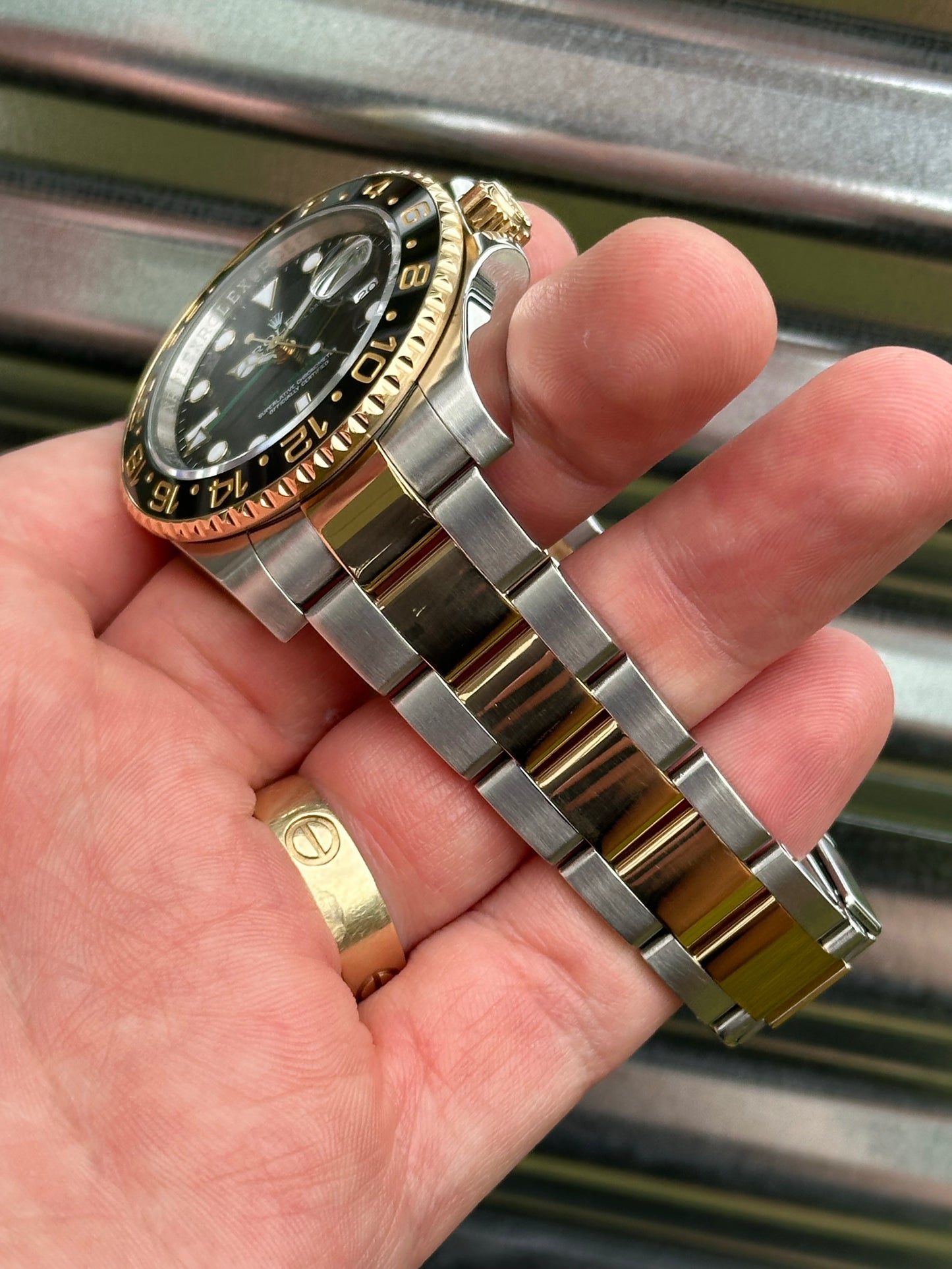 Rolex GMT Master II 40mm Ref.116713LN Watch & Card