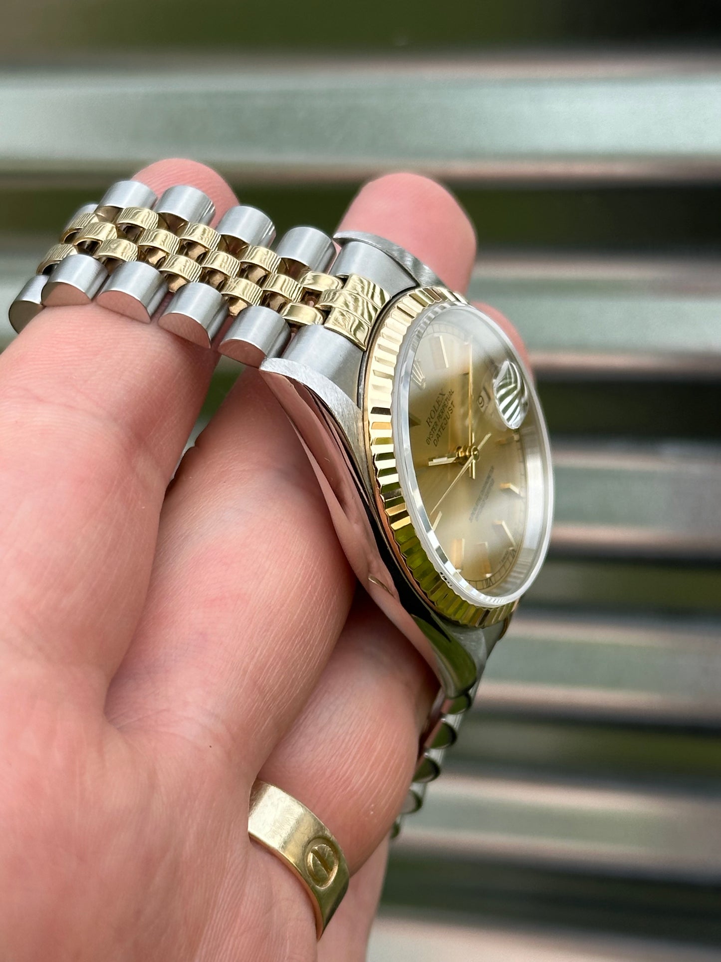 Rolex Datejust 36mm Ref.16233 “Champagne Dial” Box & Papers
