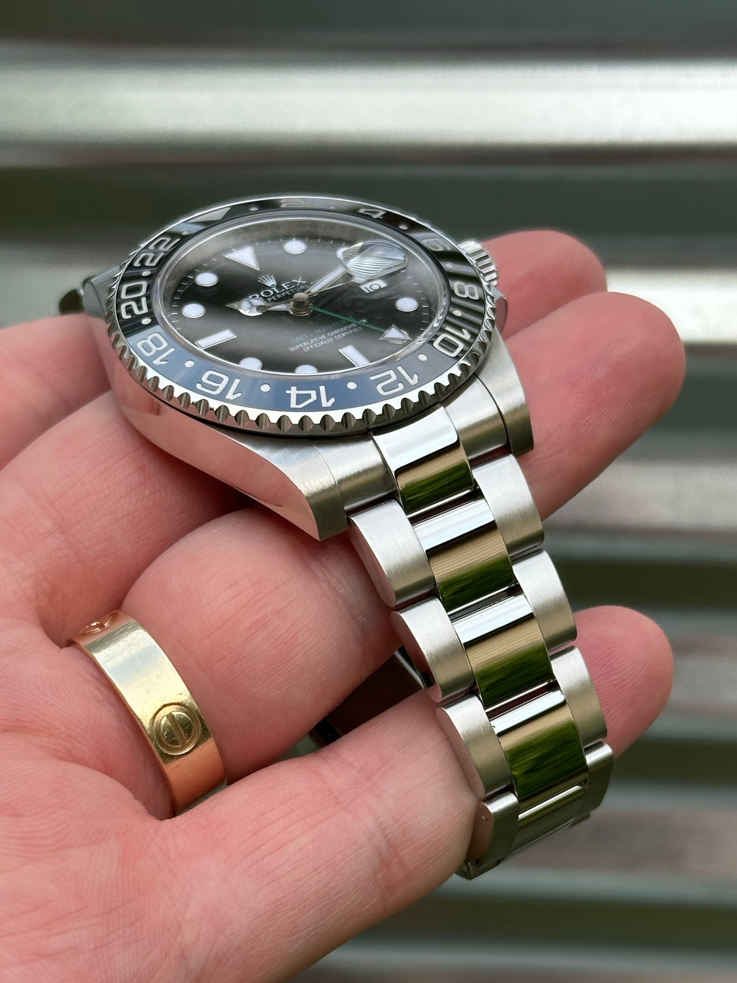 Rolex “Green Arrow” GMT 40mm Ref.116710LN Box & Card