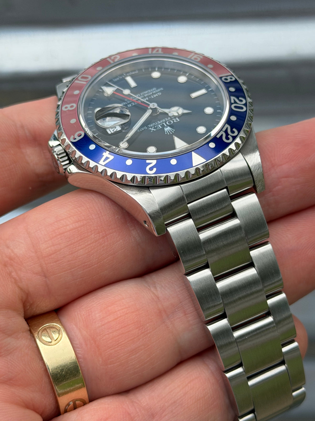 Rolex GMT Master Pepsi 40mm Ref.16700 Box & Papers