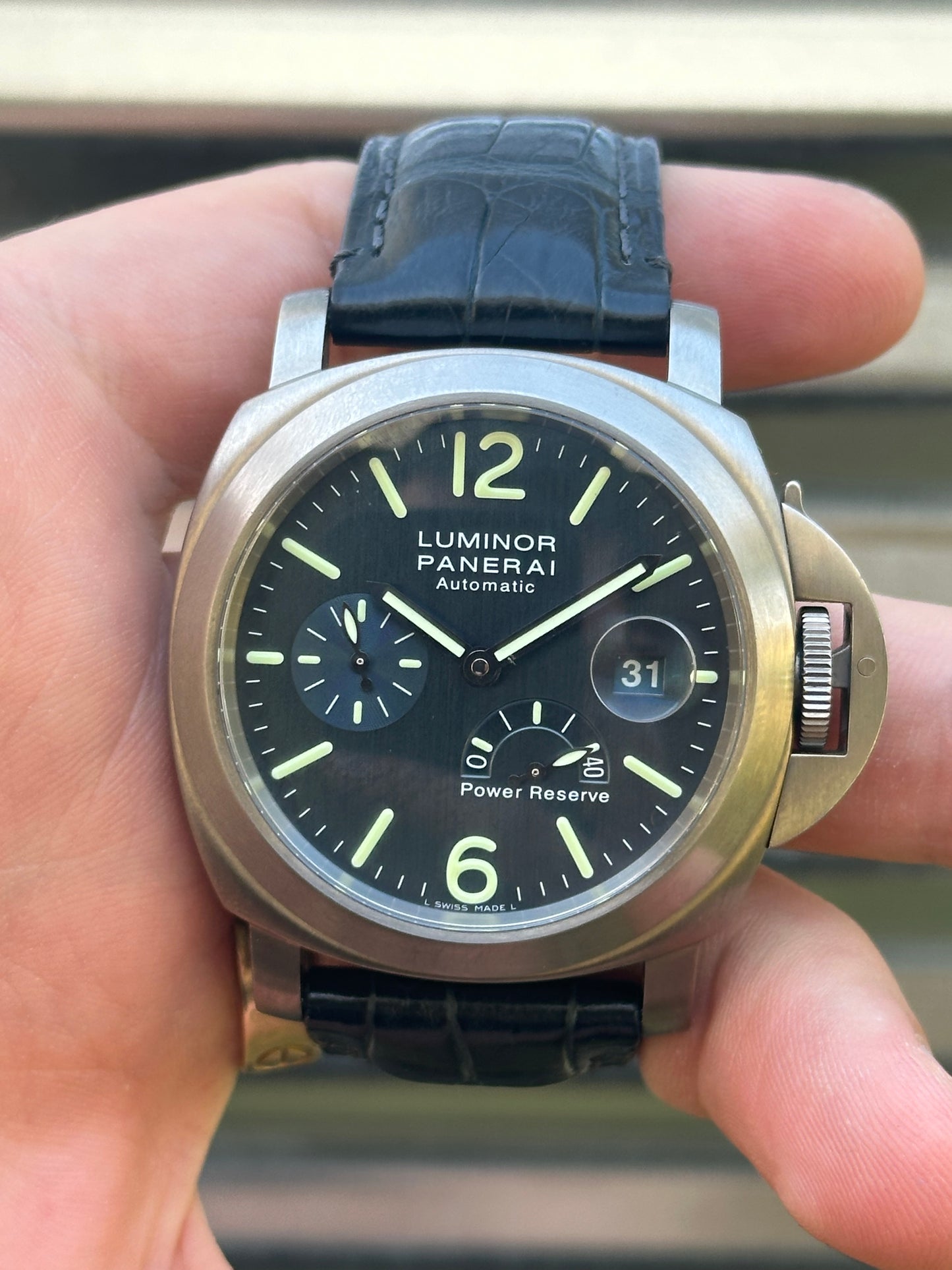 Panerai Luminor Power Reserve “Titanium” PAM0093 with Box