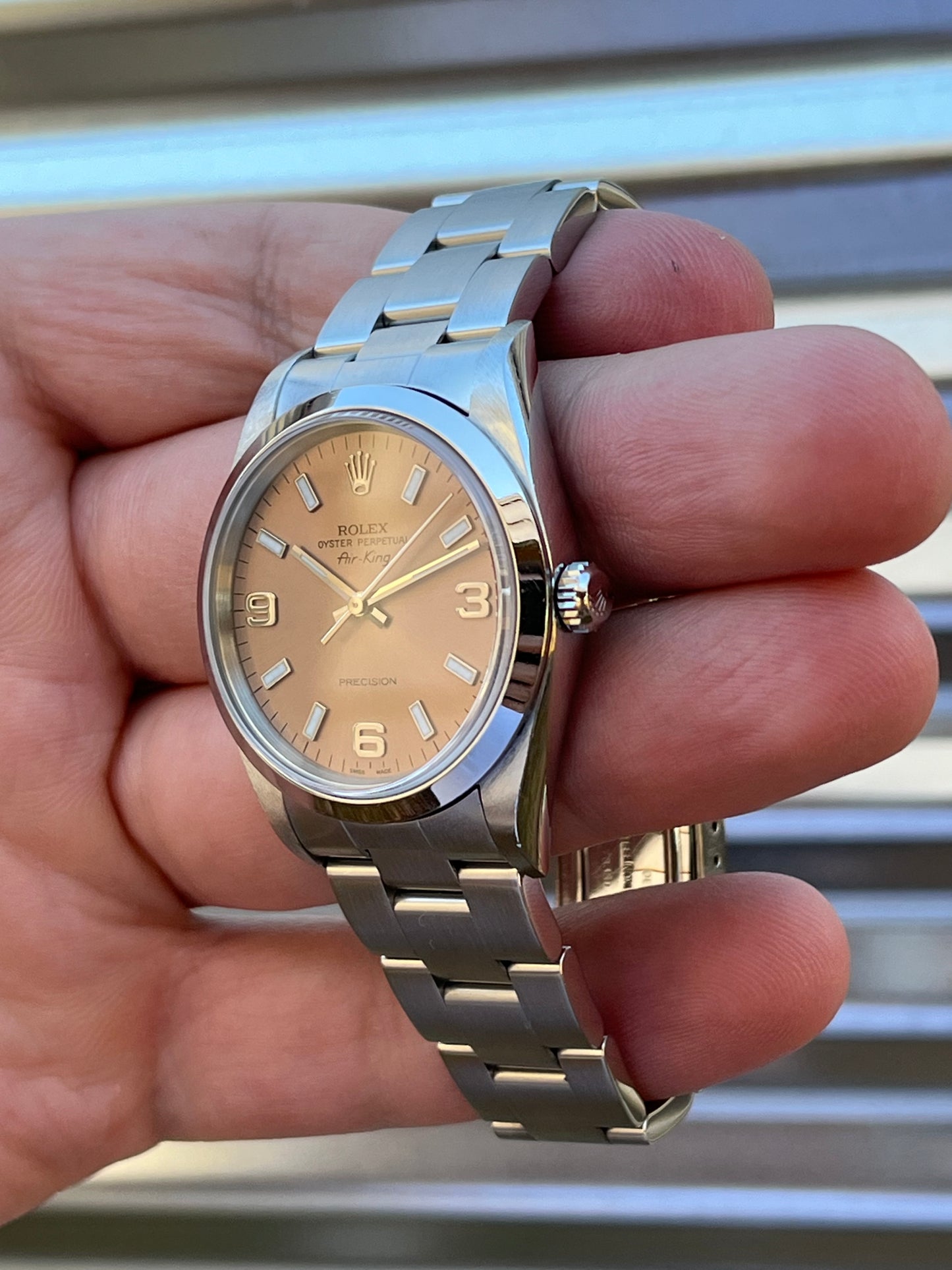 Rolex Air-King Ref.14000 Salmon Dial