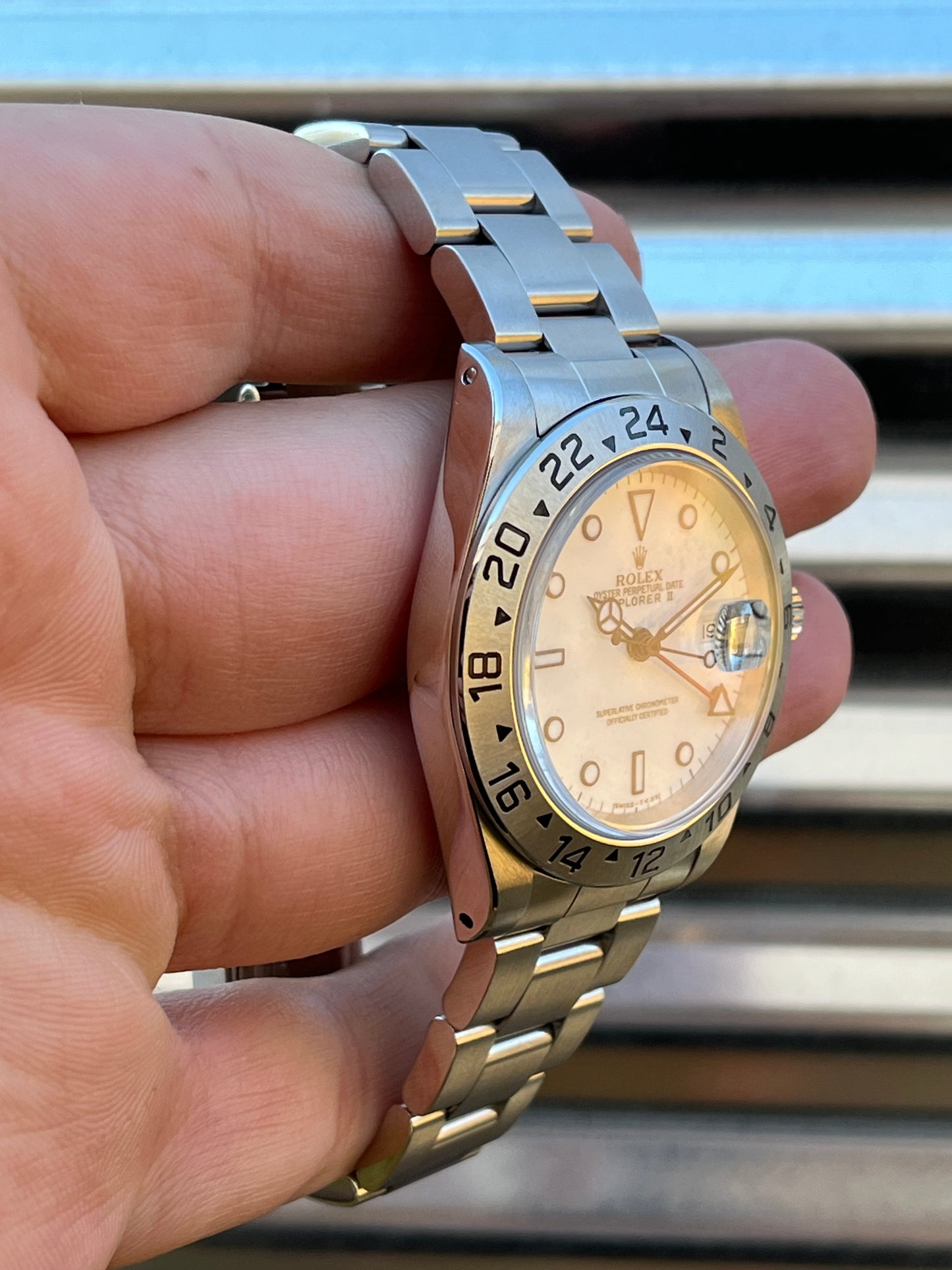 Rolex Explorer II “Polar” 40mm Ref.16570 Box & Papers