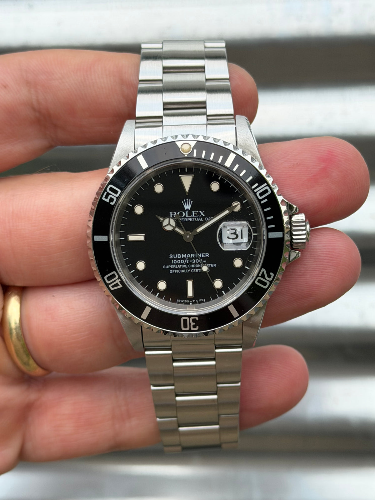 Rolex Submariner Date “Patina Tritium Dial” 40mm Ref.16610 Box & Papers