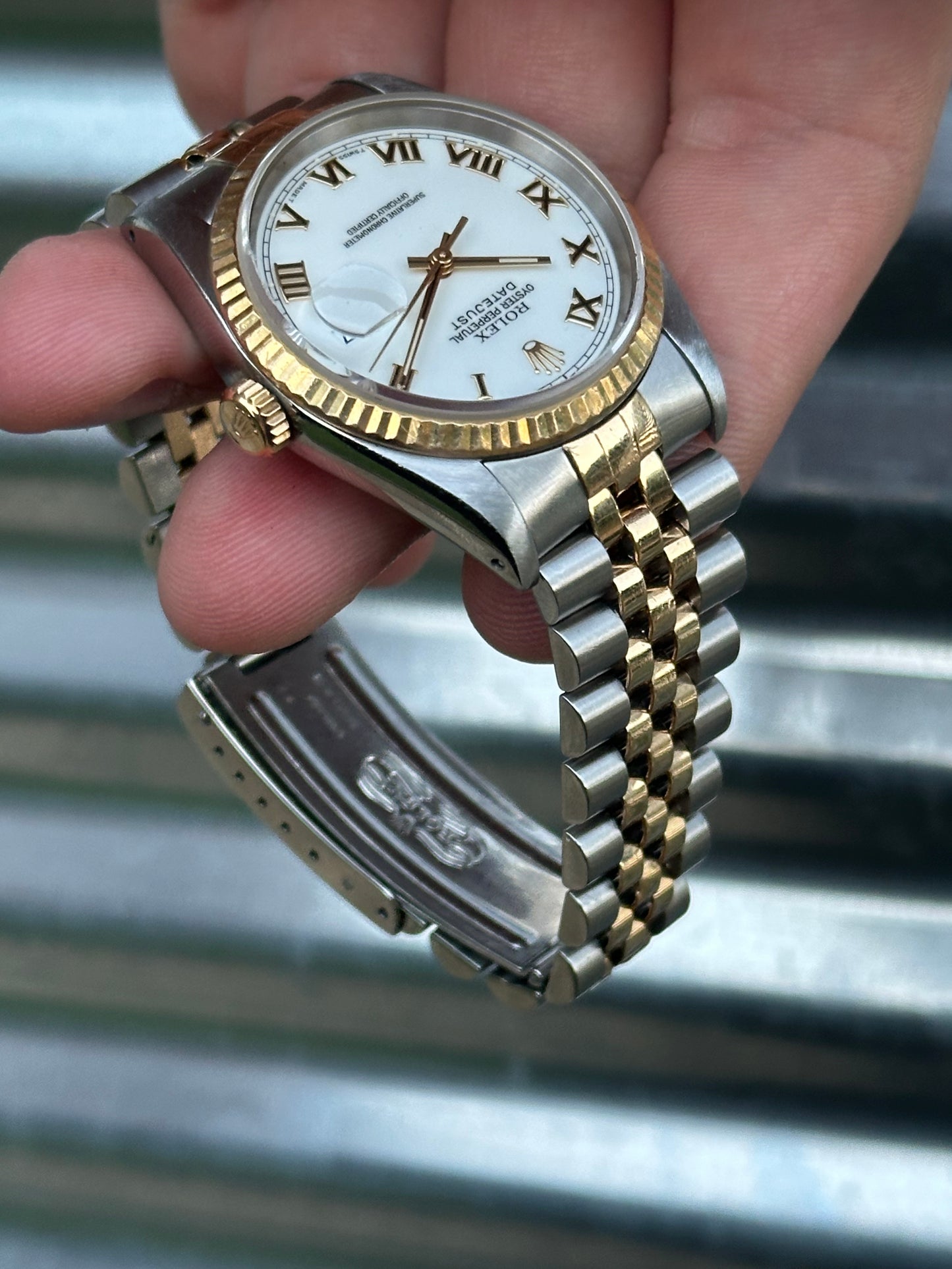 Rolex Datejust “White Roman Dial” 36mm Ref.16233