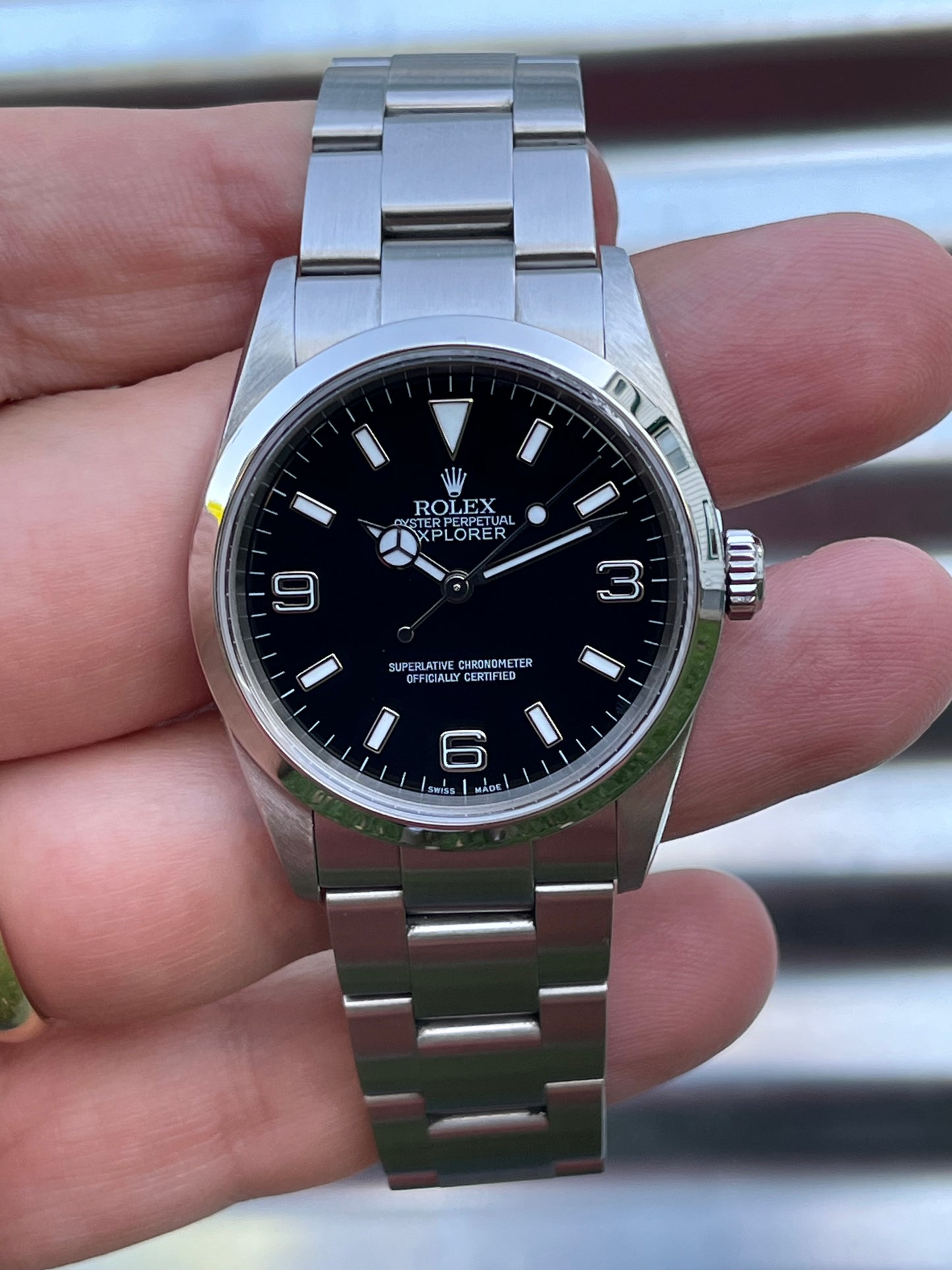 Rolex Explorer I 36mm Ref.114270 Box & Papers